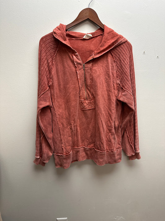 Knit Sleeve Half Zip