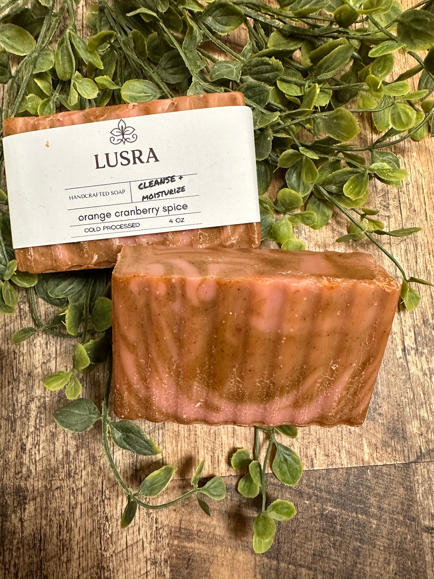 Orange Cranberry Spice Soap