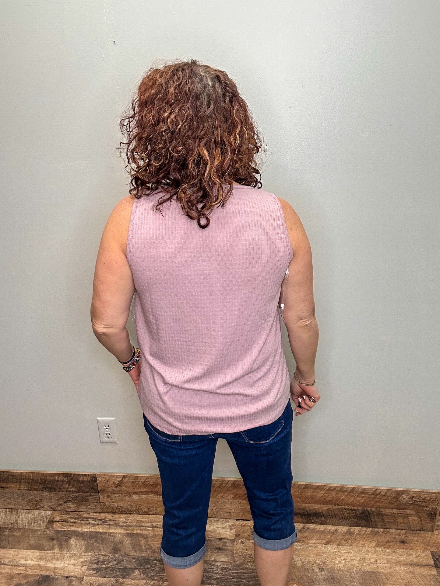 Pointelle Knit Tank