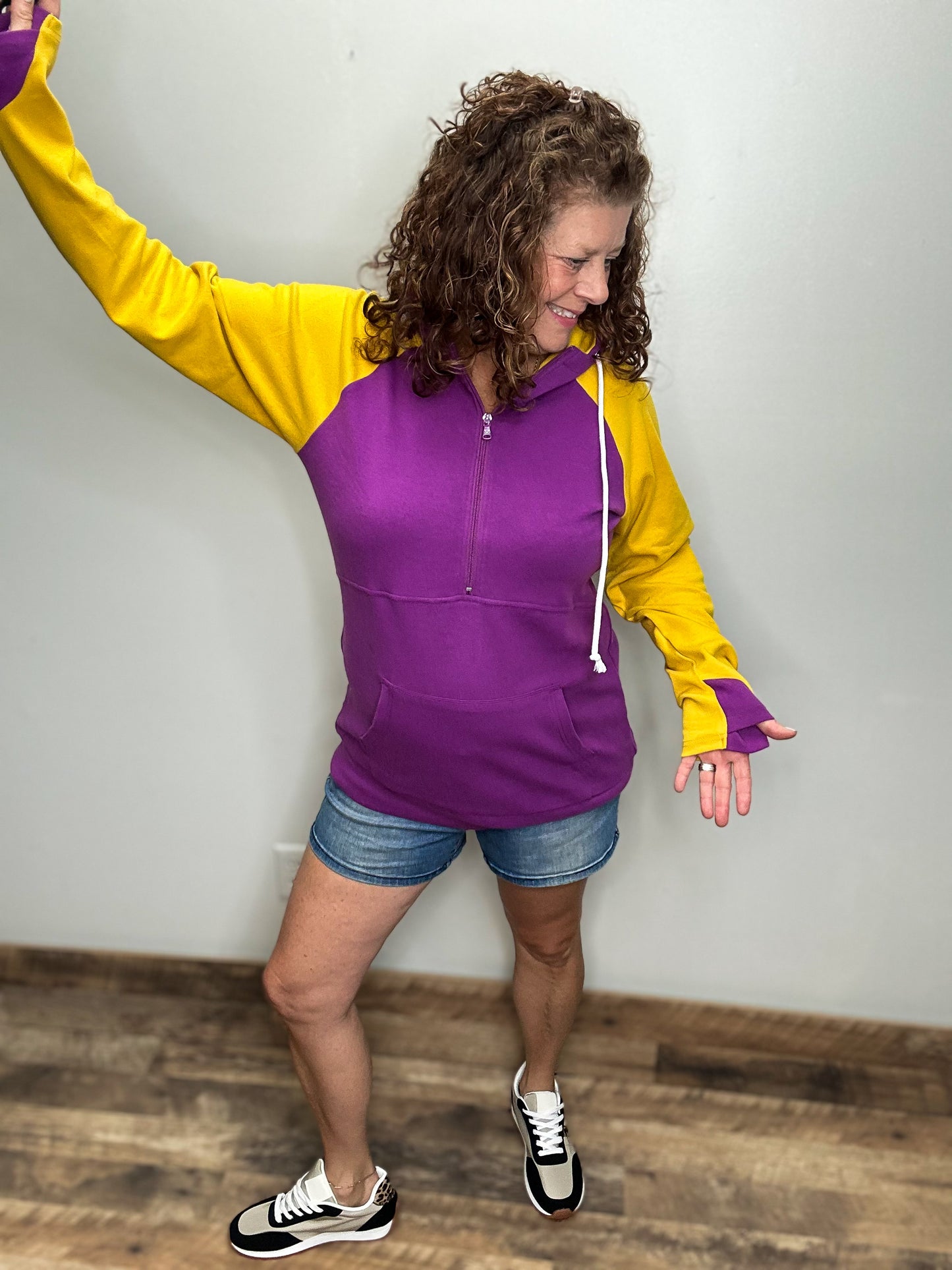 Game Day Half Zip Hoodie