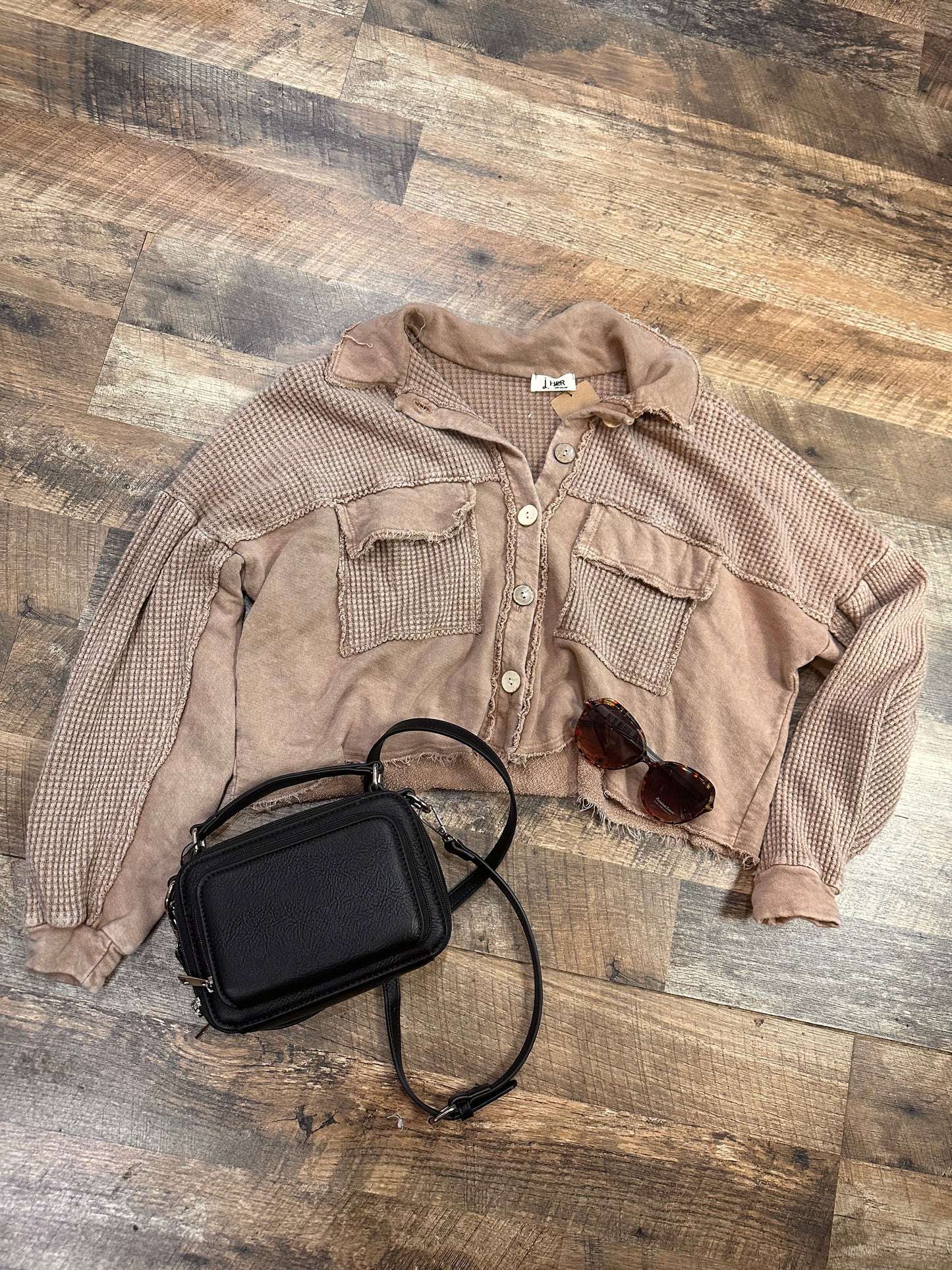 Waffle Shacket