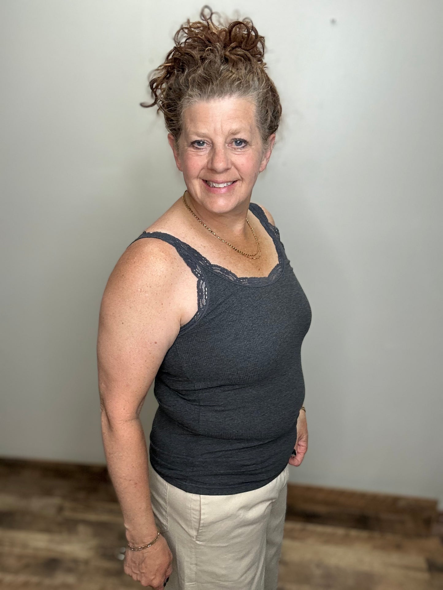 Lace Trim Tank