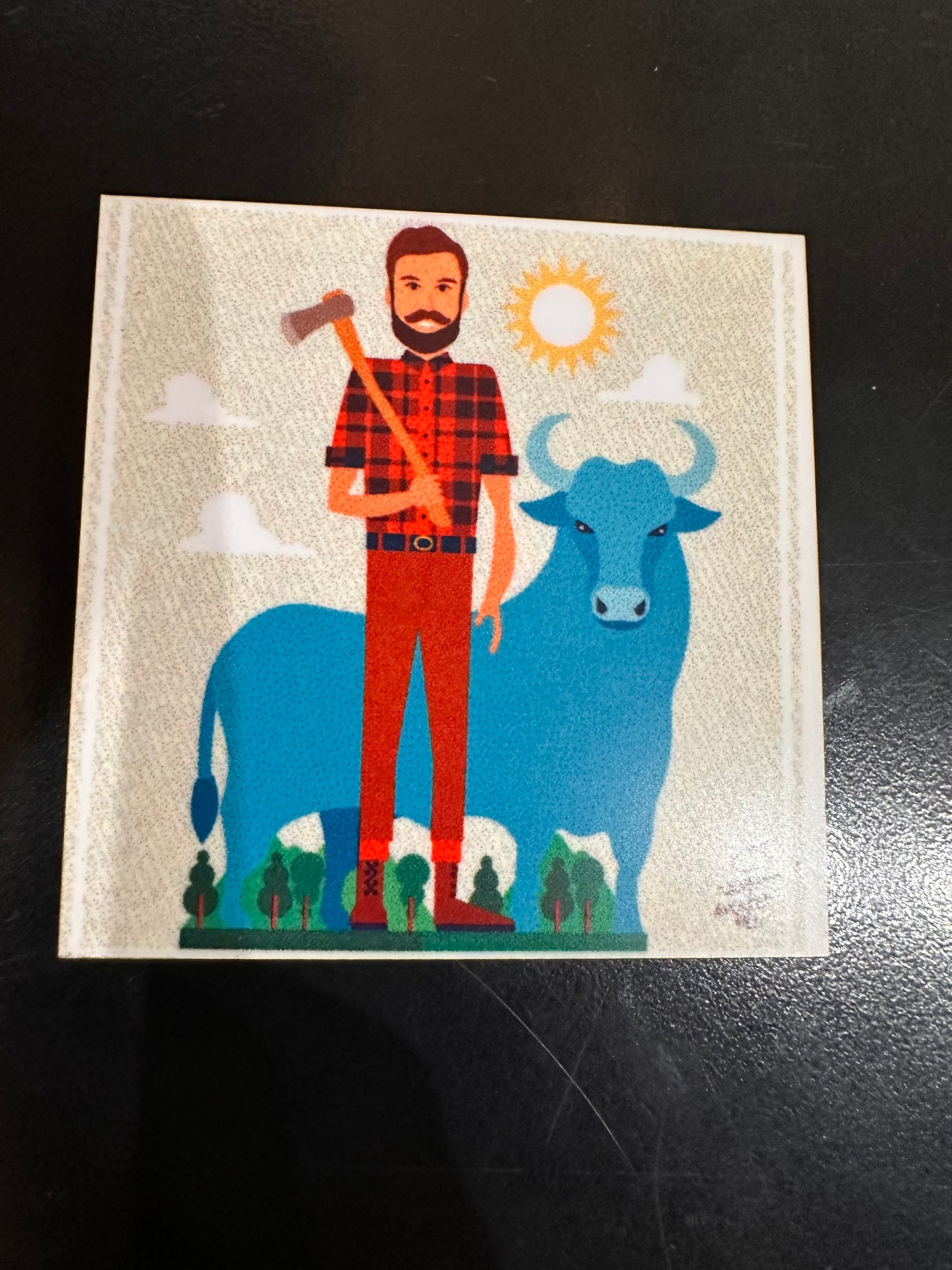 Wood Magnet