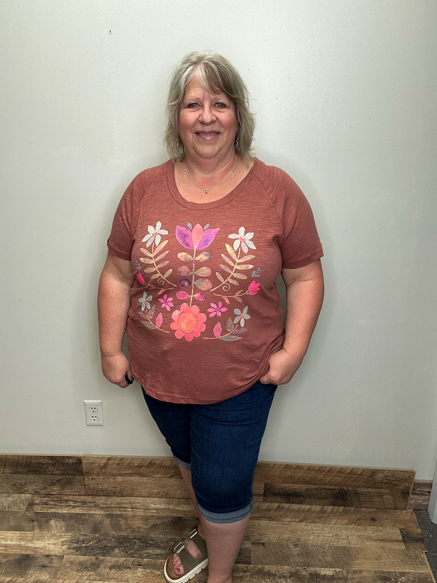 Folk Flower Tee