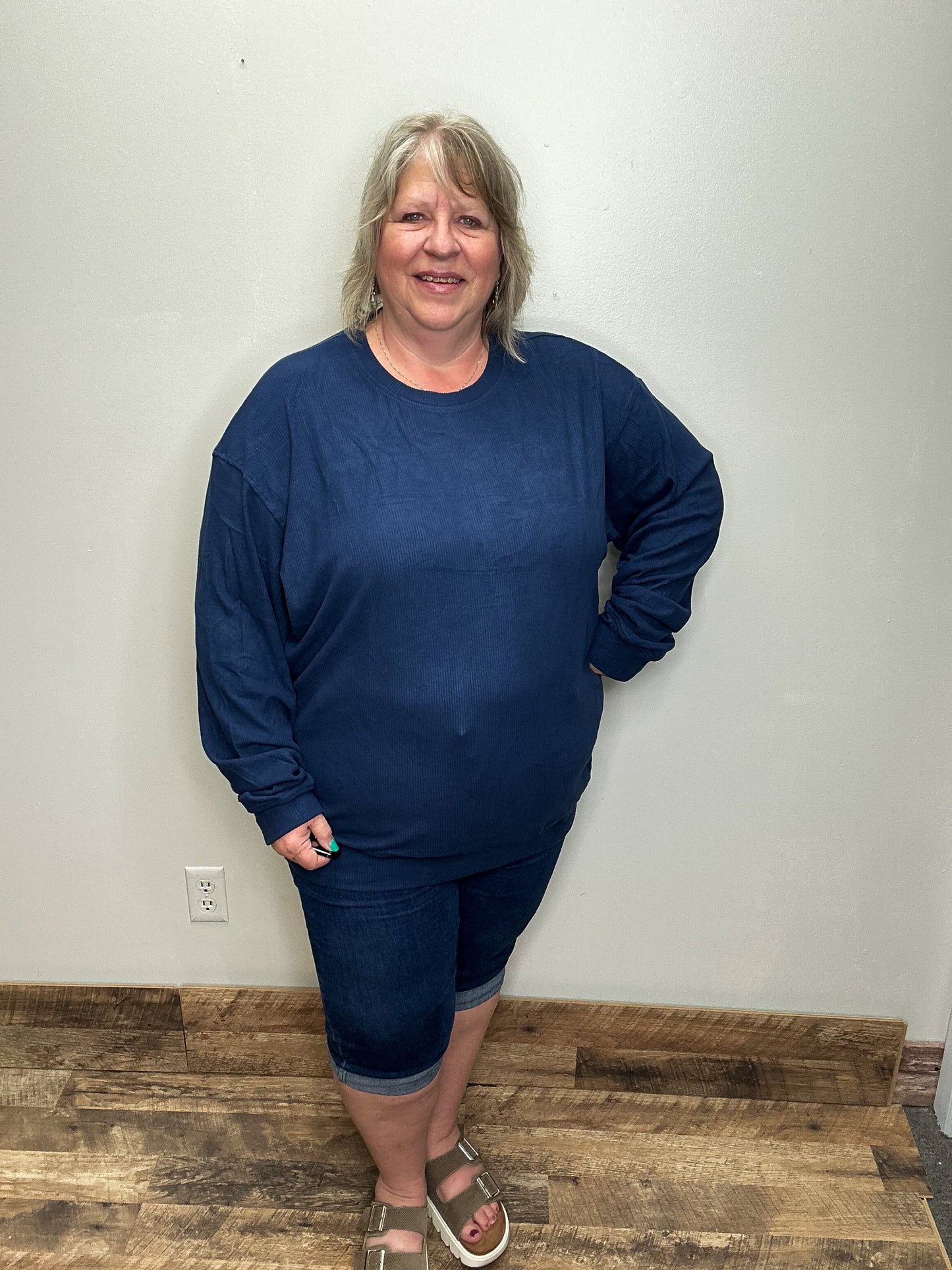 Corrine Ribbed Pullover