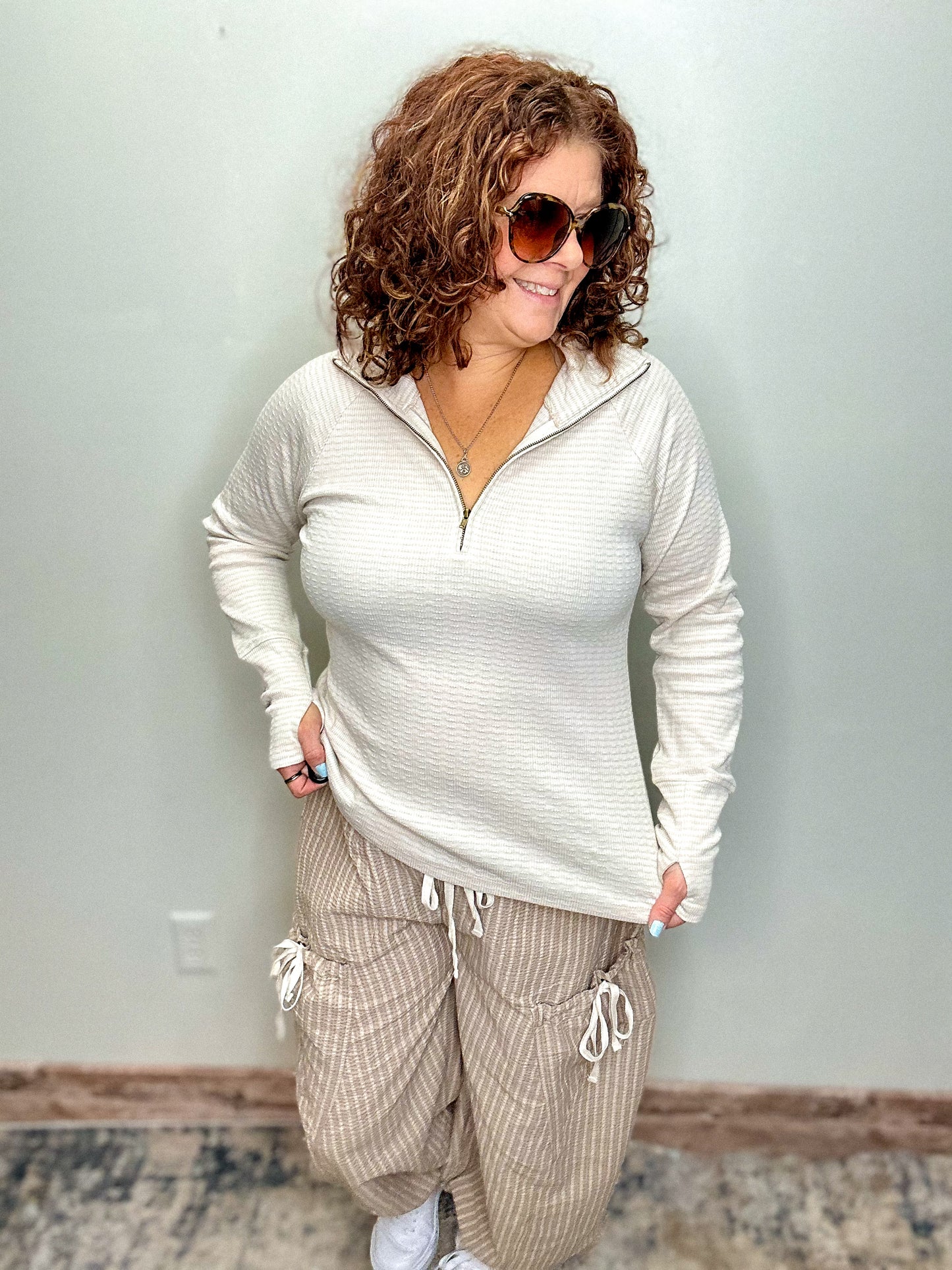 Half Zip Long Sleeve