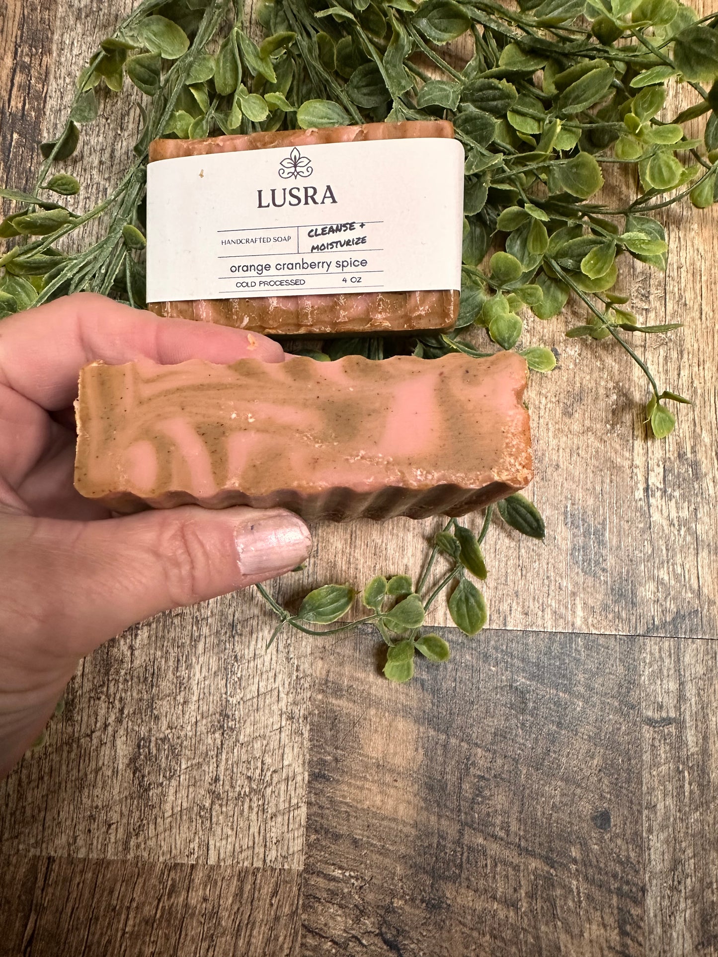 Orange Cranberry Spice Soap