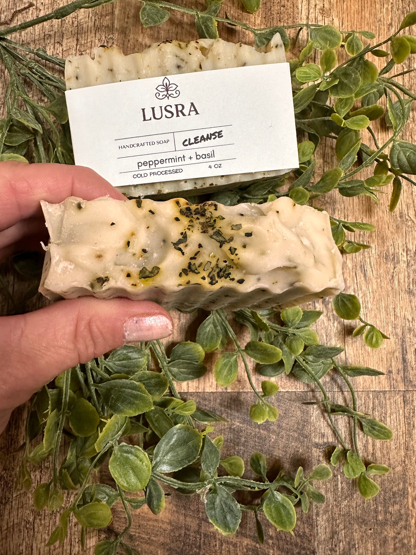 Peppermint Basil Bar Soap