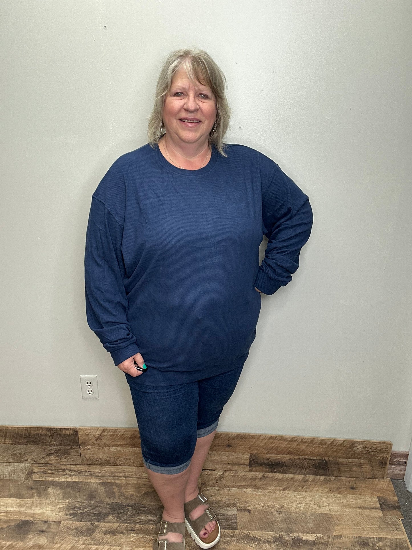 Corrine Ribbed Pullover