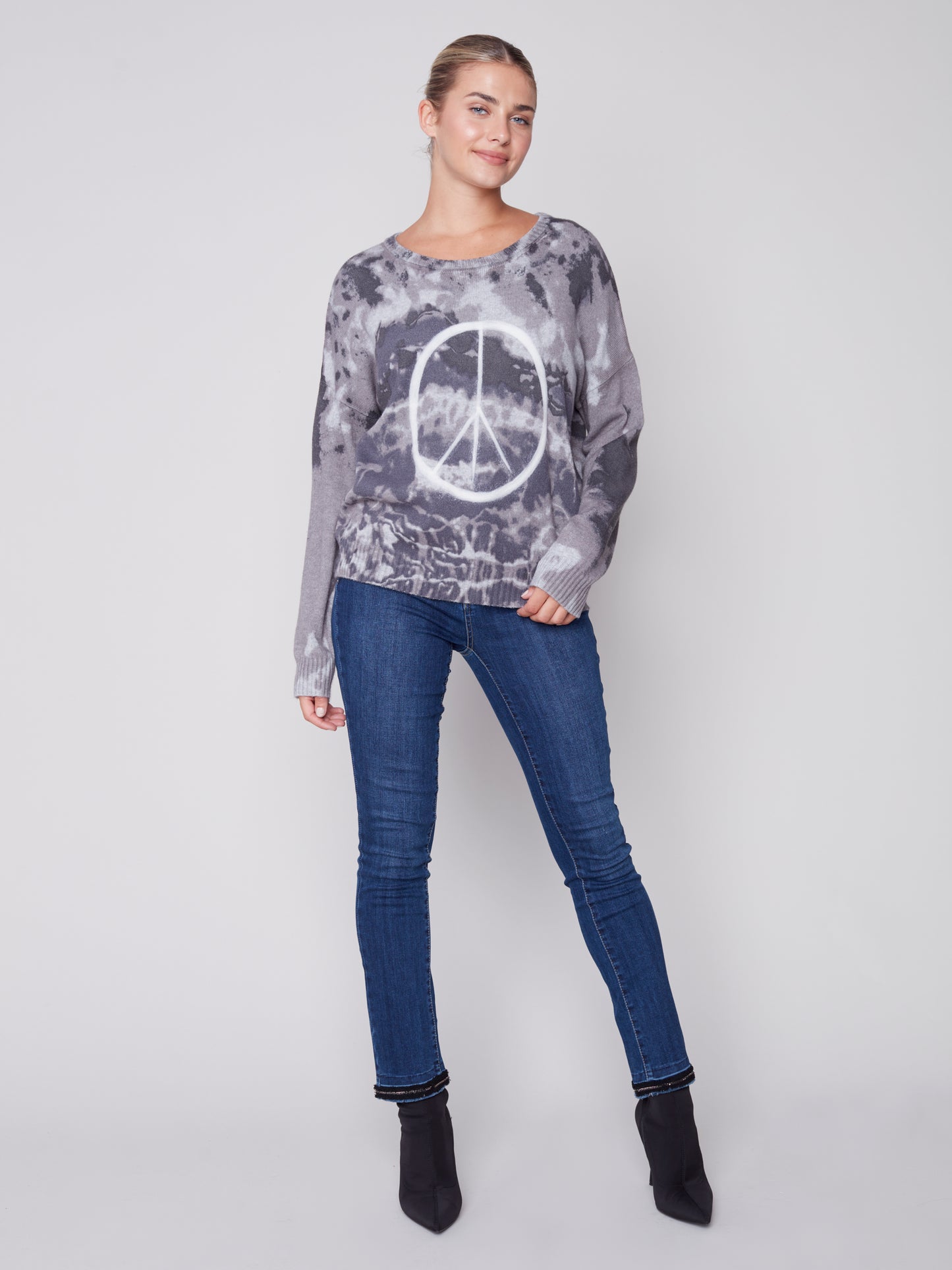 Punch Print Sweater - Charlie B