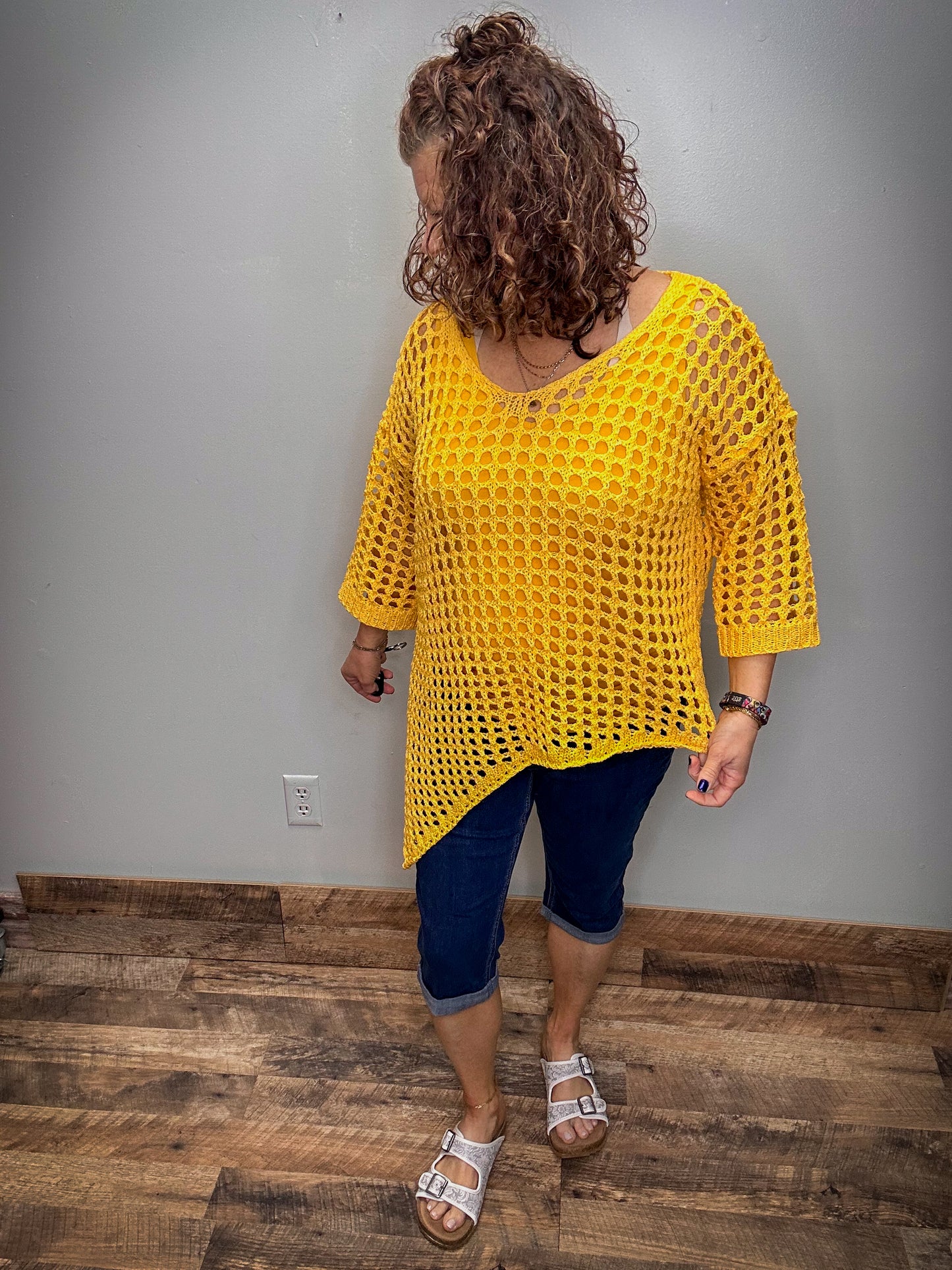 Open Knit Sweater