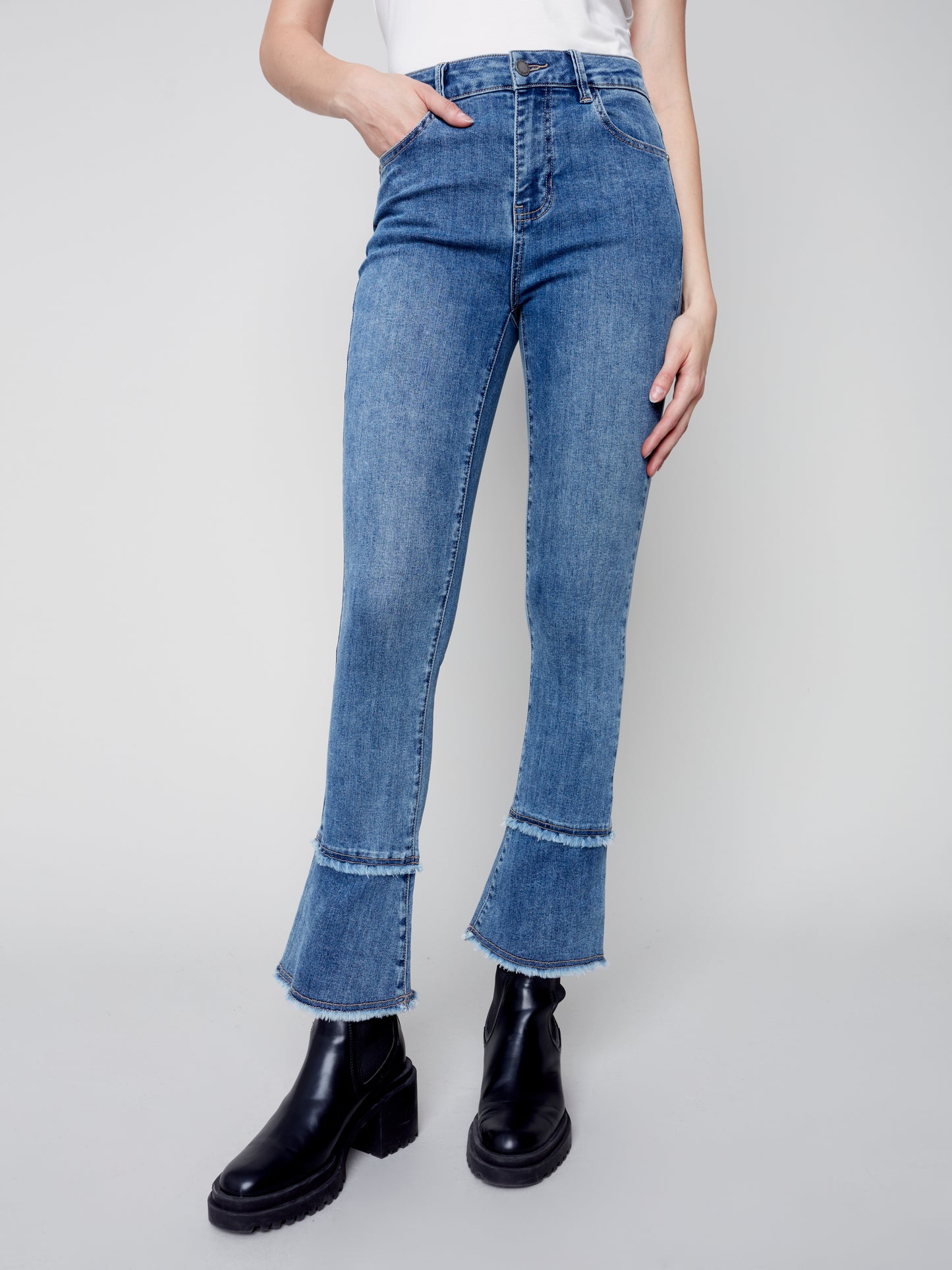 Double Fringe Bootcut- Charlie b