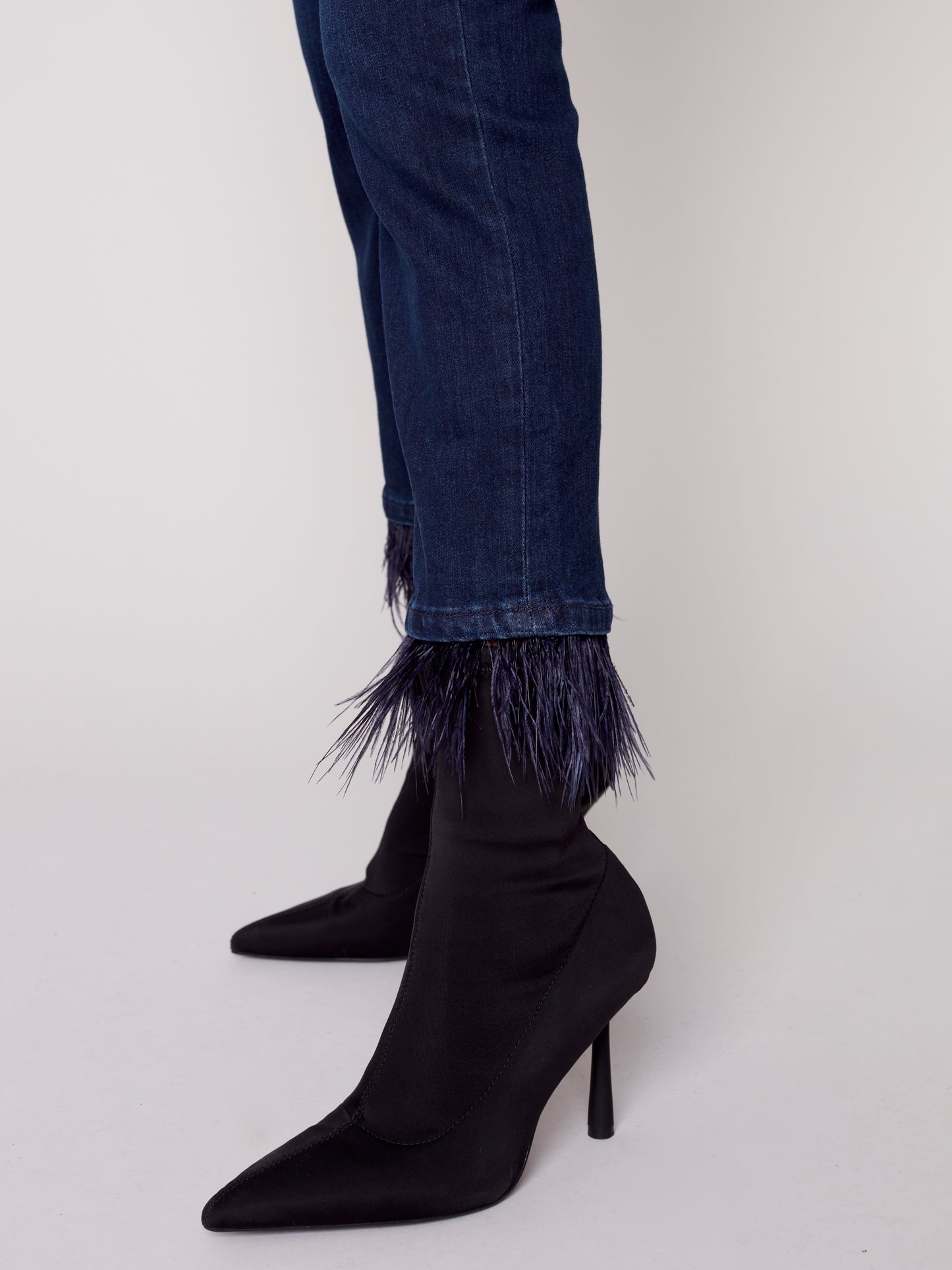 Feather Hem Jean- Charlie B