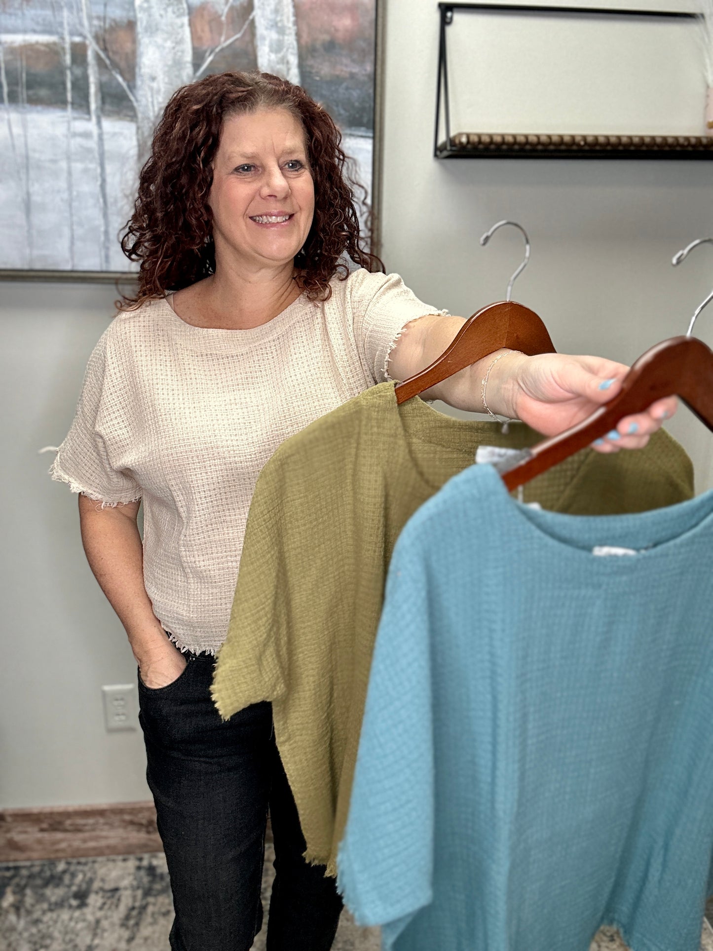 Dolman Sleeve Blouse