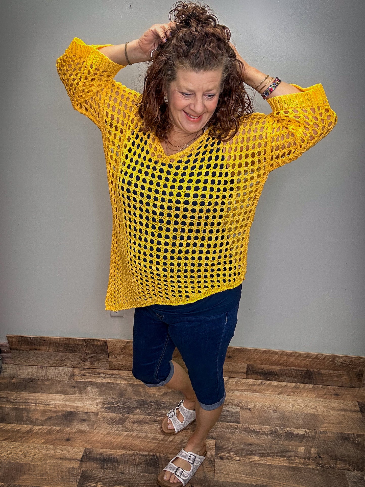 Open Knit Sweater