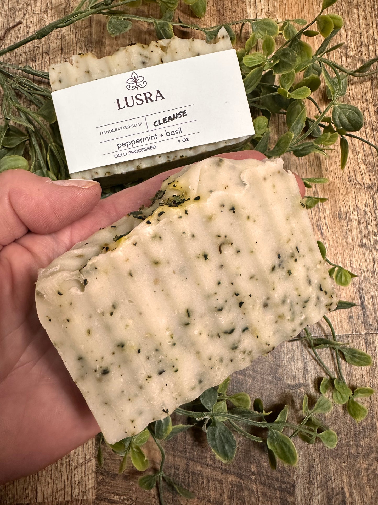 Peppermint Basil Bar Soap