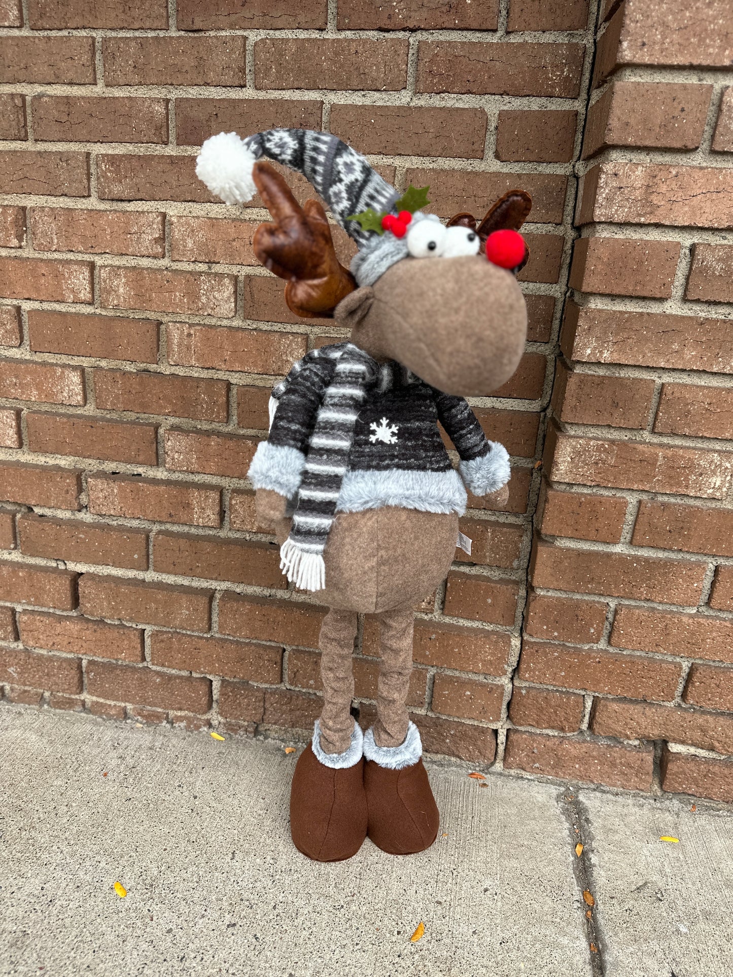 Frosted Moose Stretch Legs
