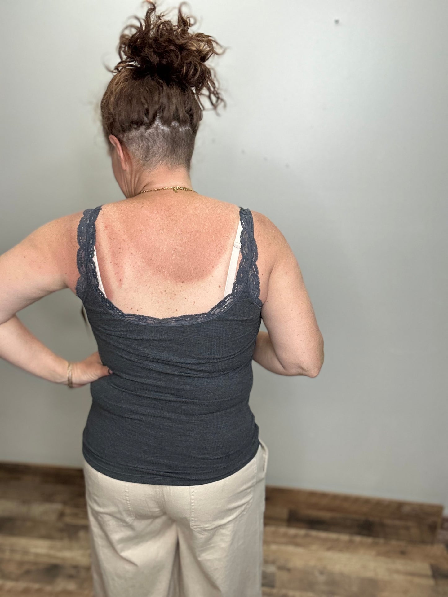 Lace Trim Tank