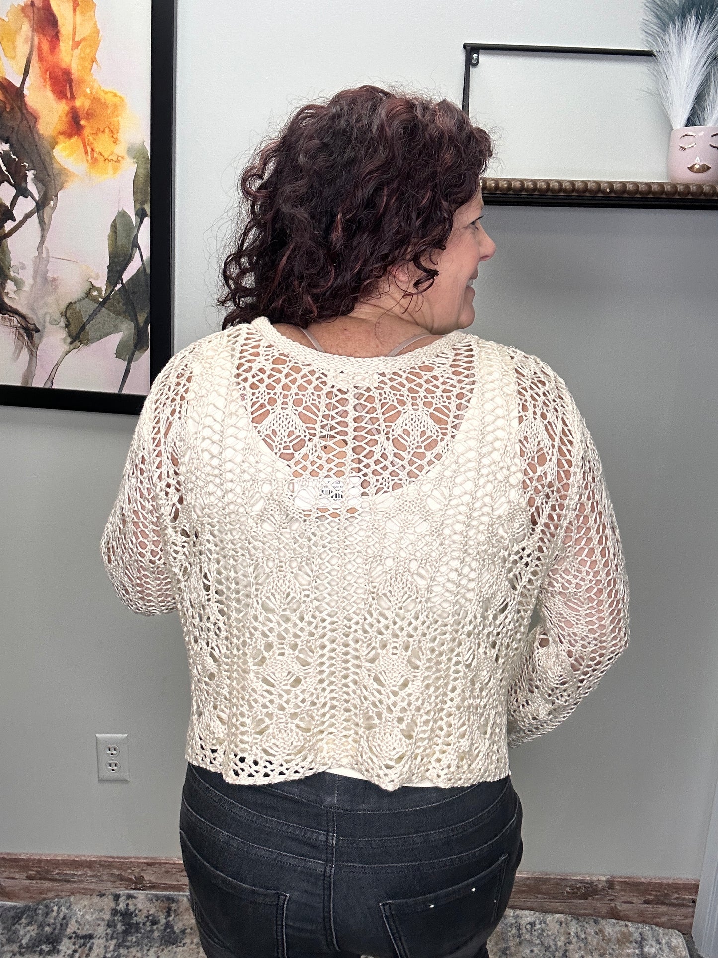 Crop Open Knit