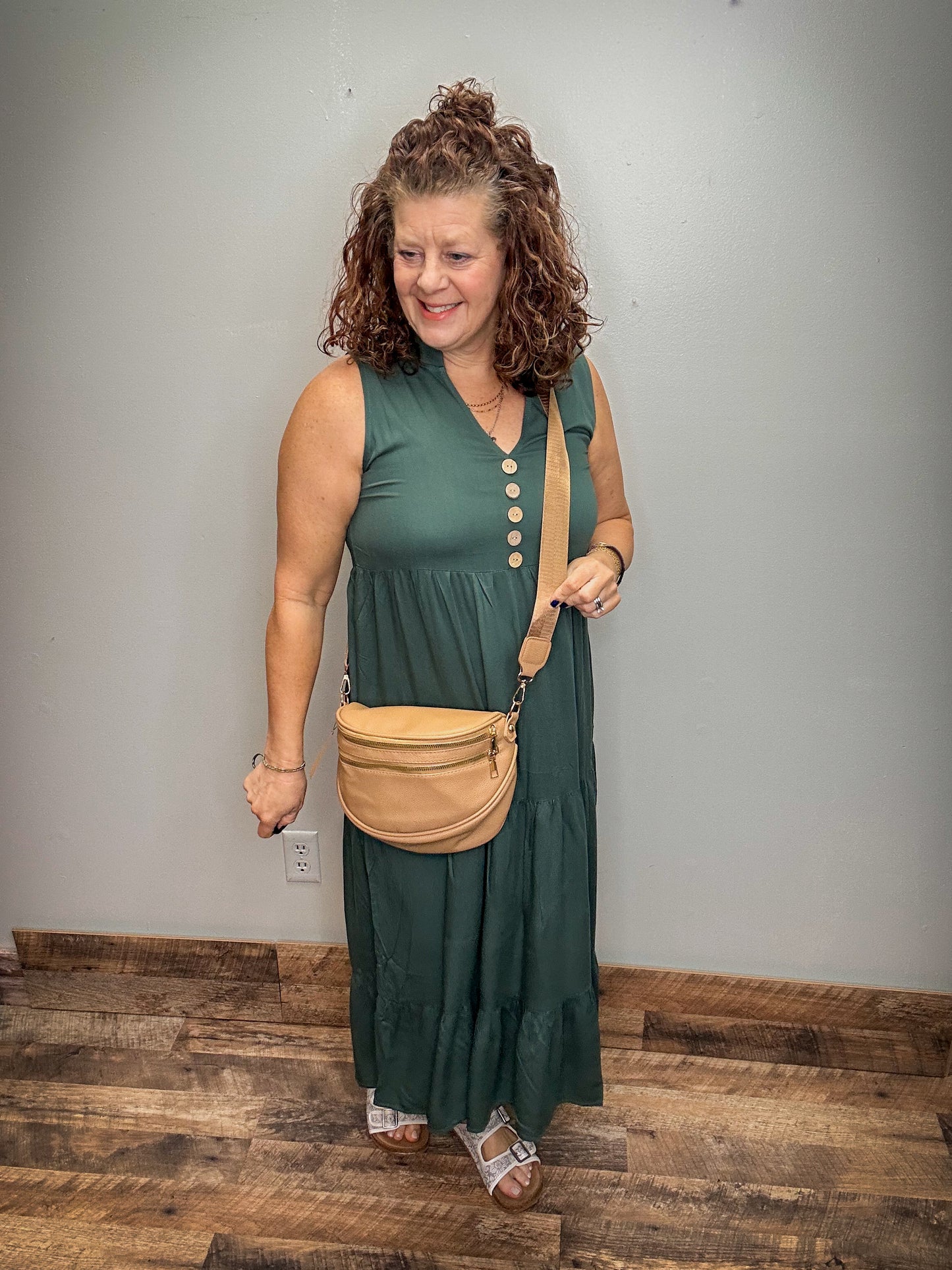 Tiered Midi Dress