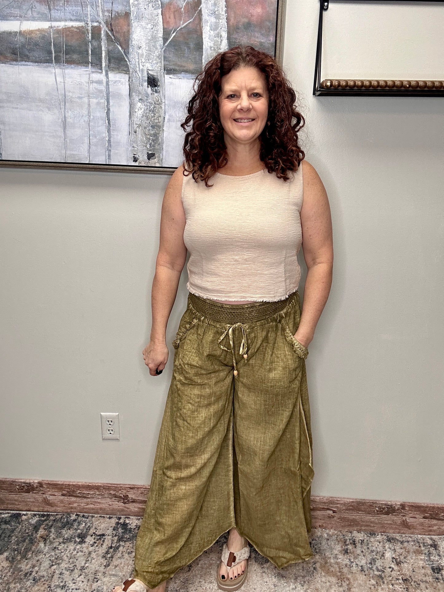 Flared Summer Pants