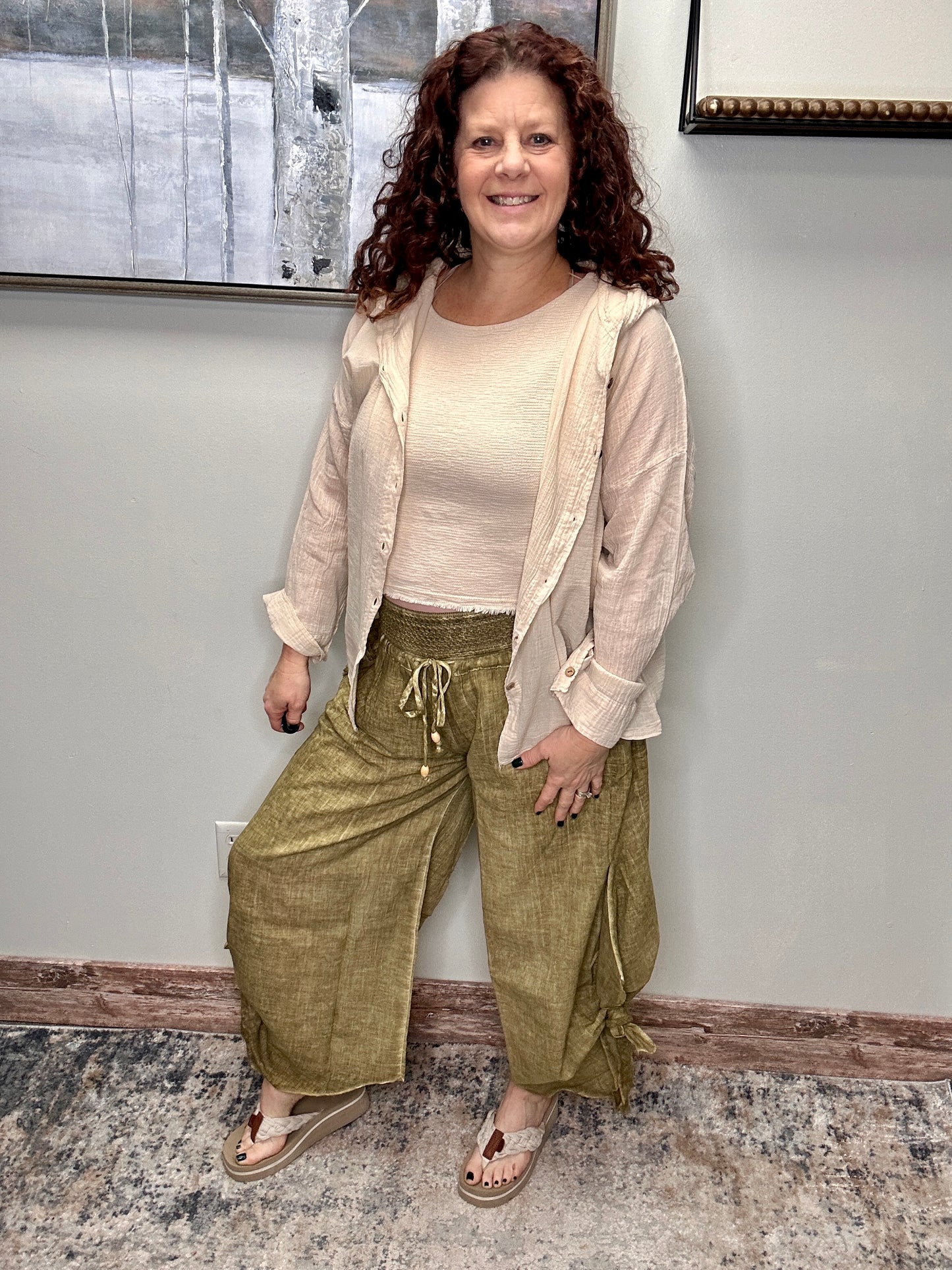 Flared Summer Pants