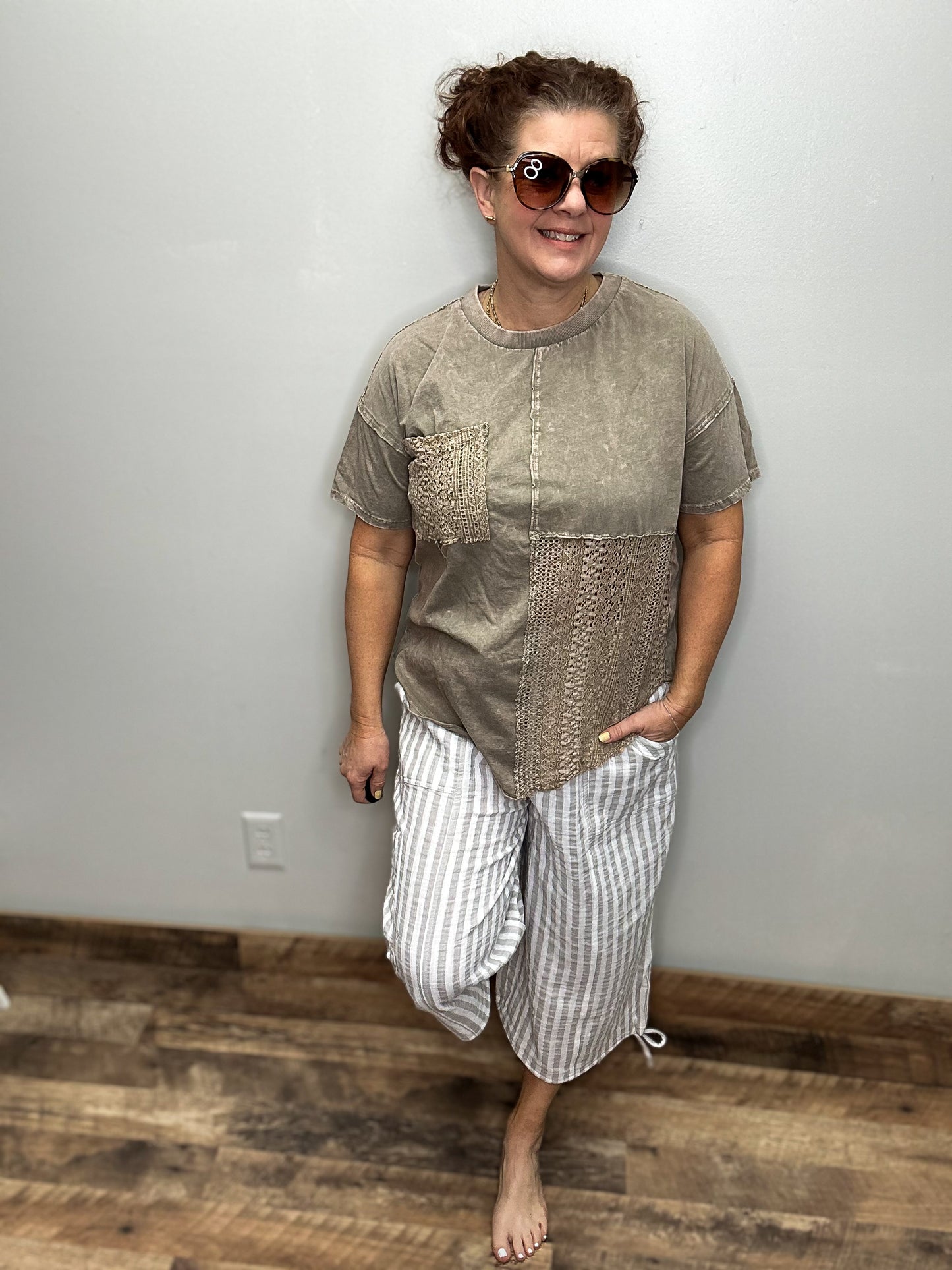 Wide Leg Capri