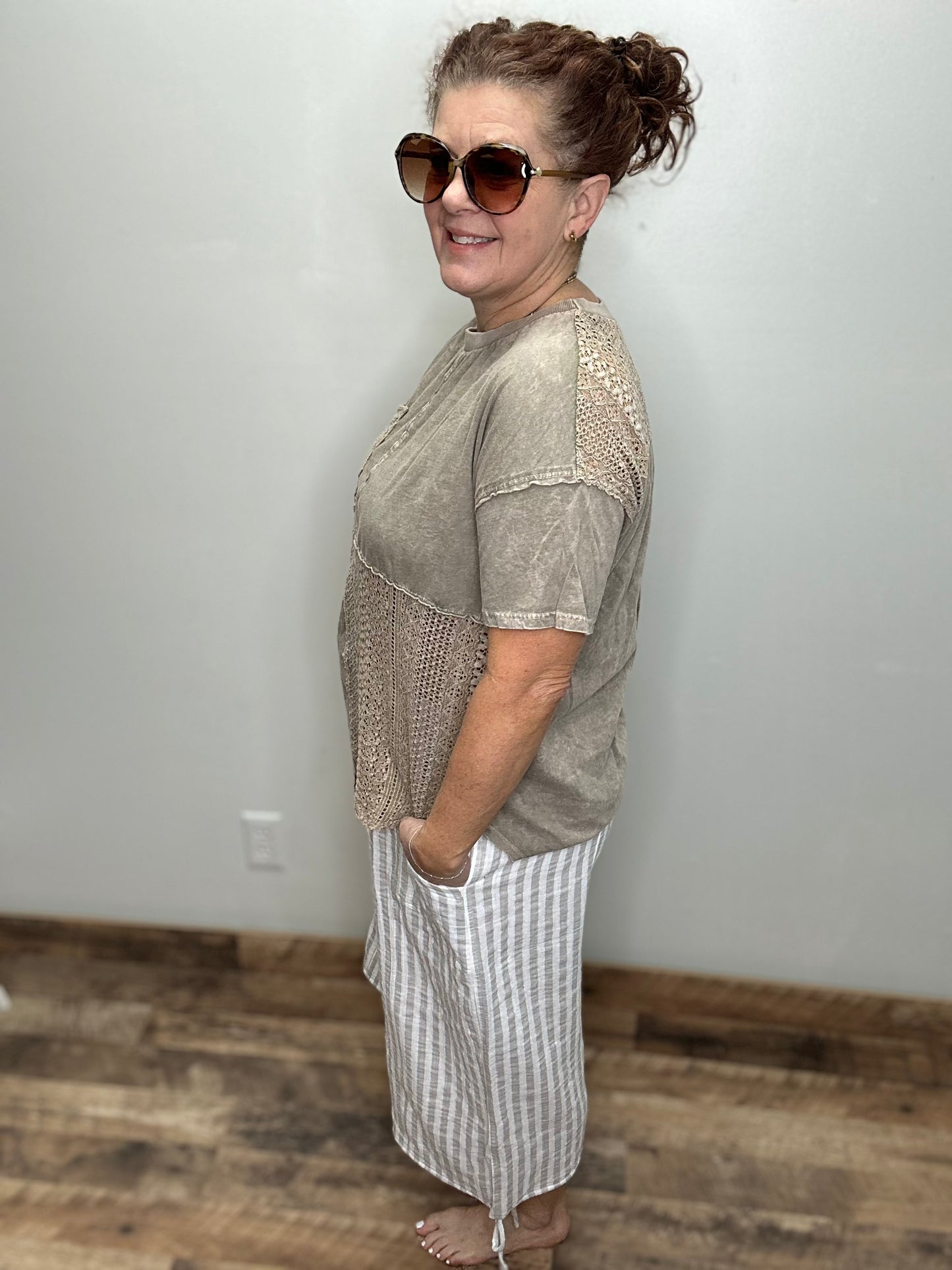 Wide Leg Capri