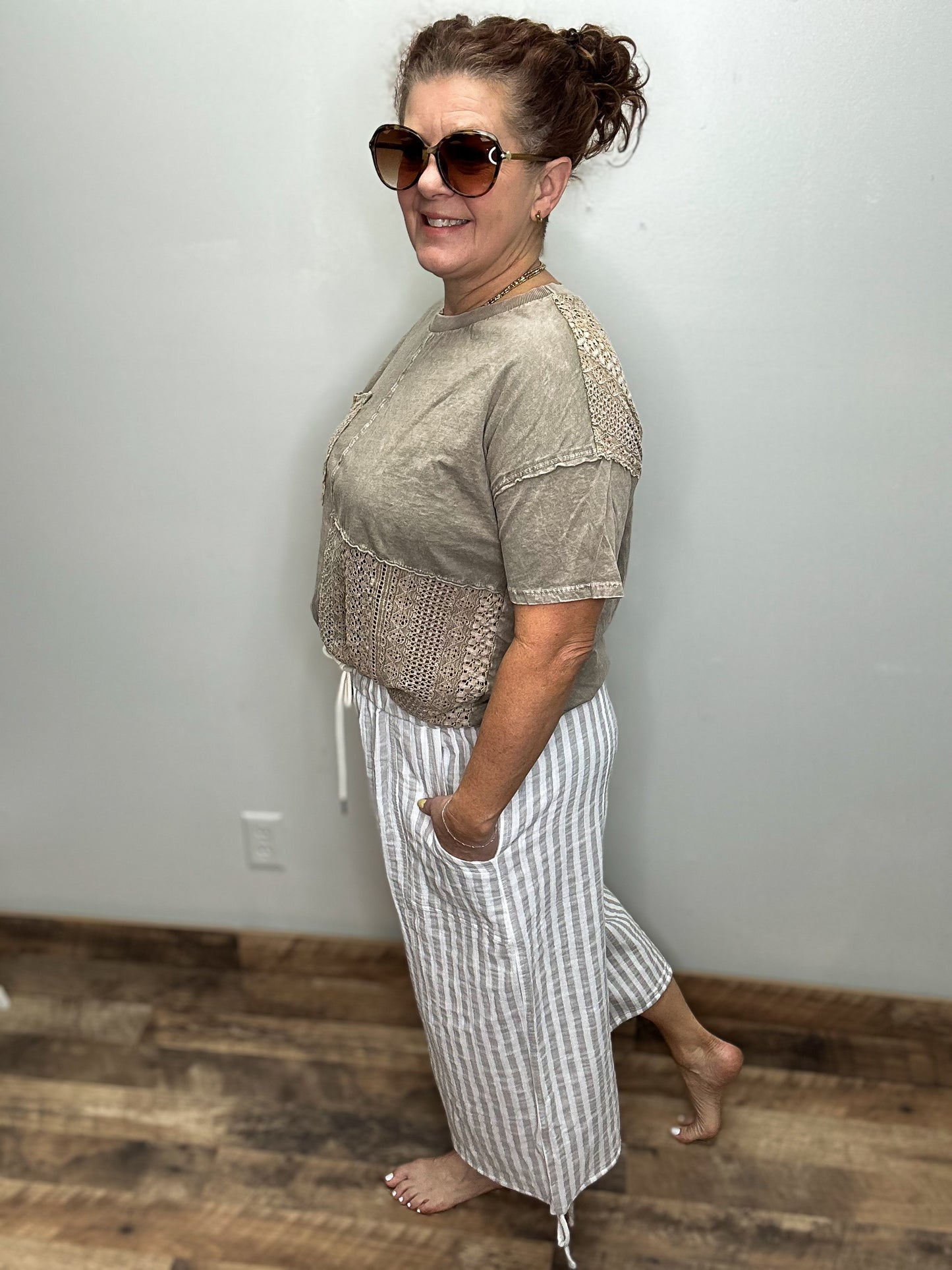 Wide Leg Capri