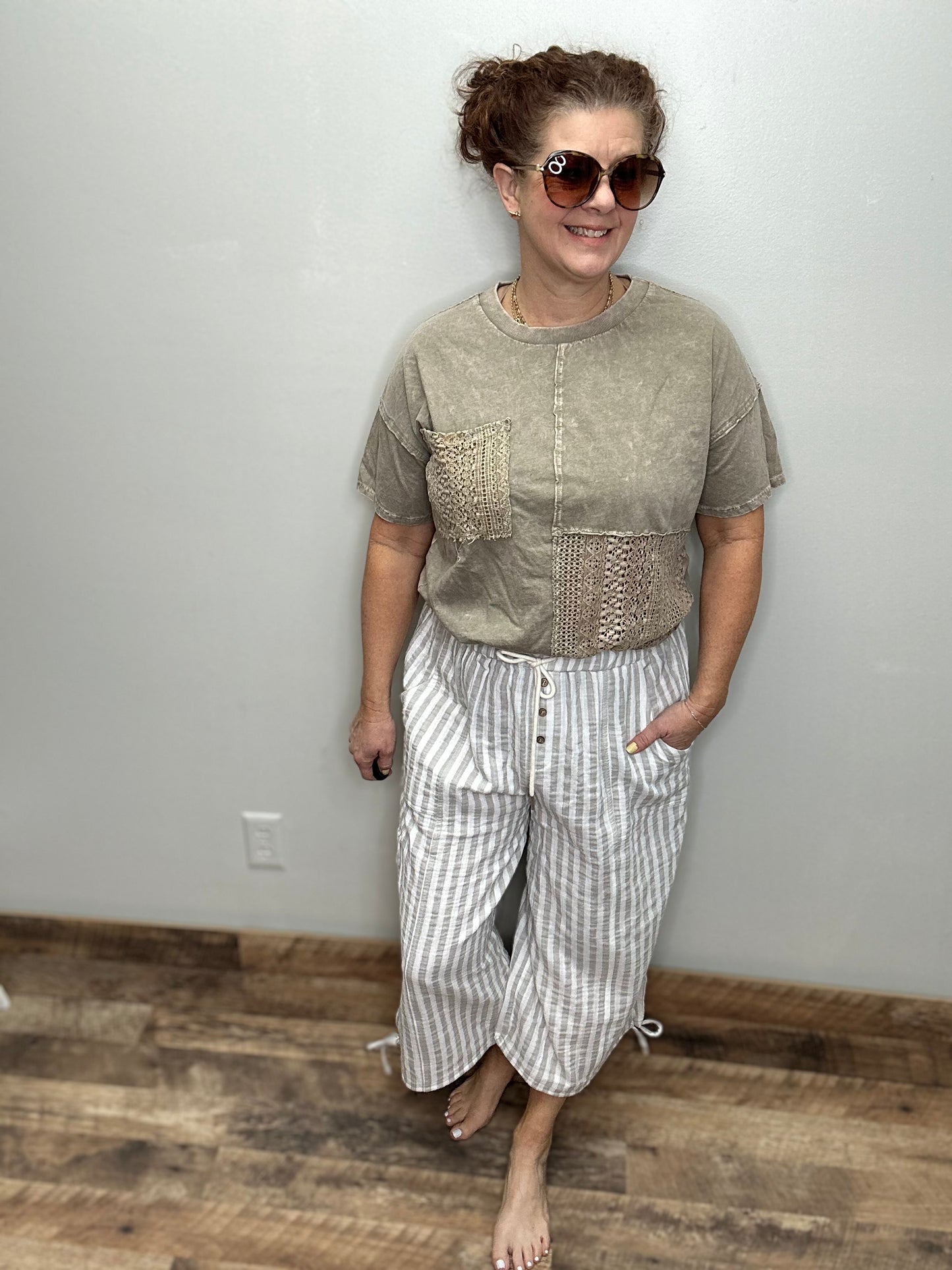 Wide Leg Capri