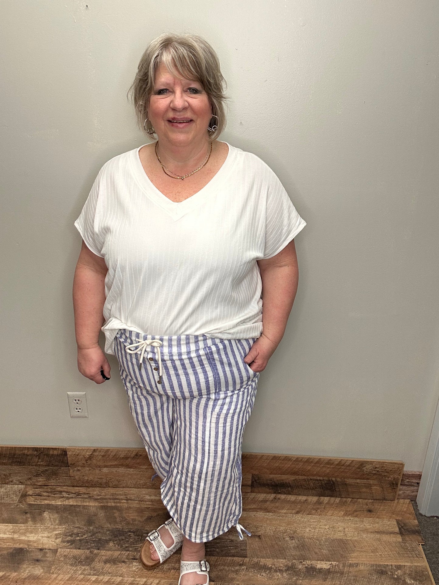 Wide Leg Capri