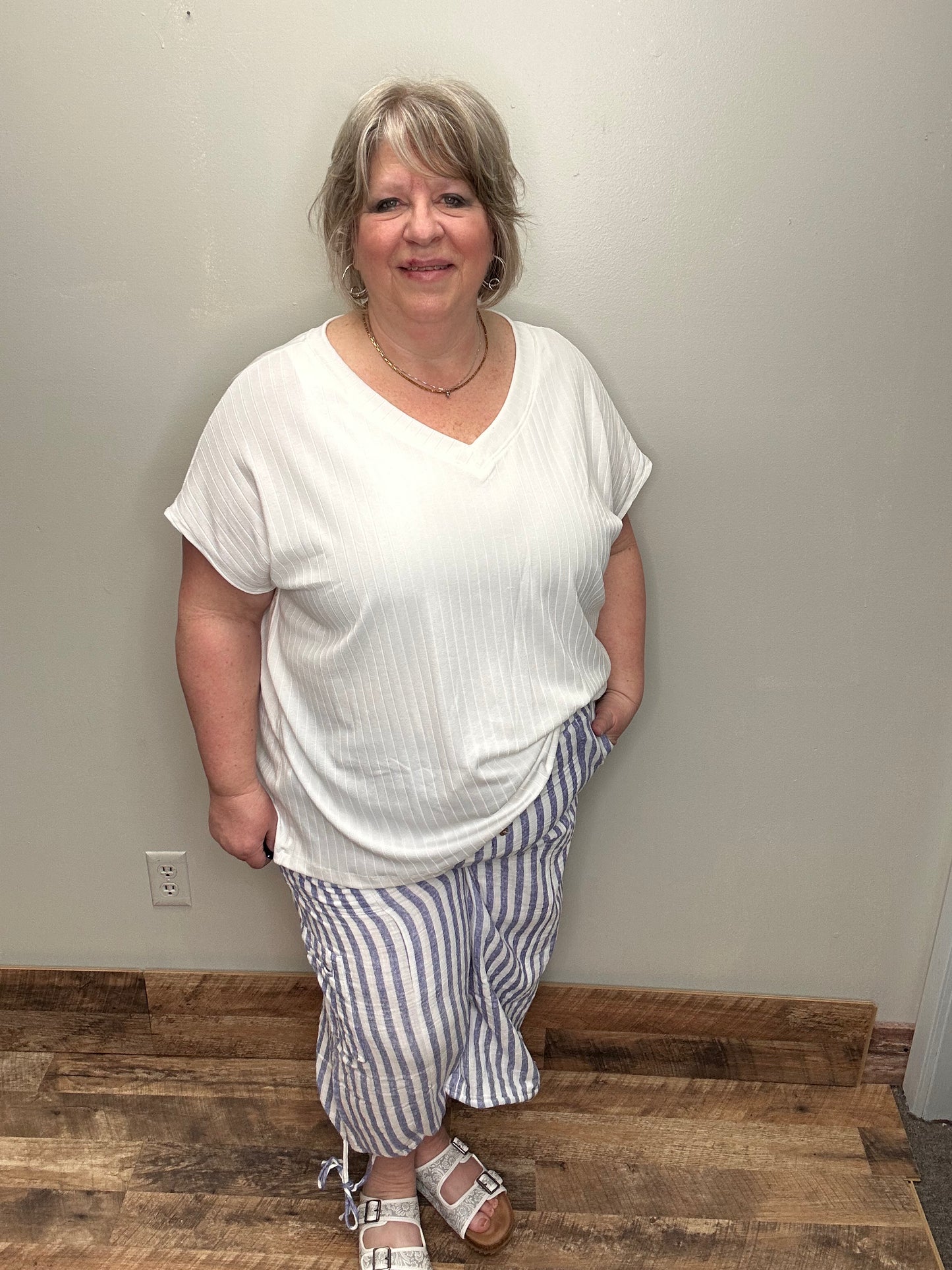 Wide Leg Capri