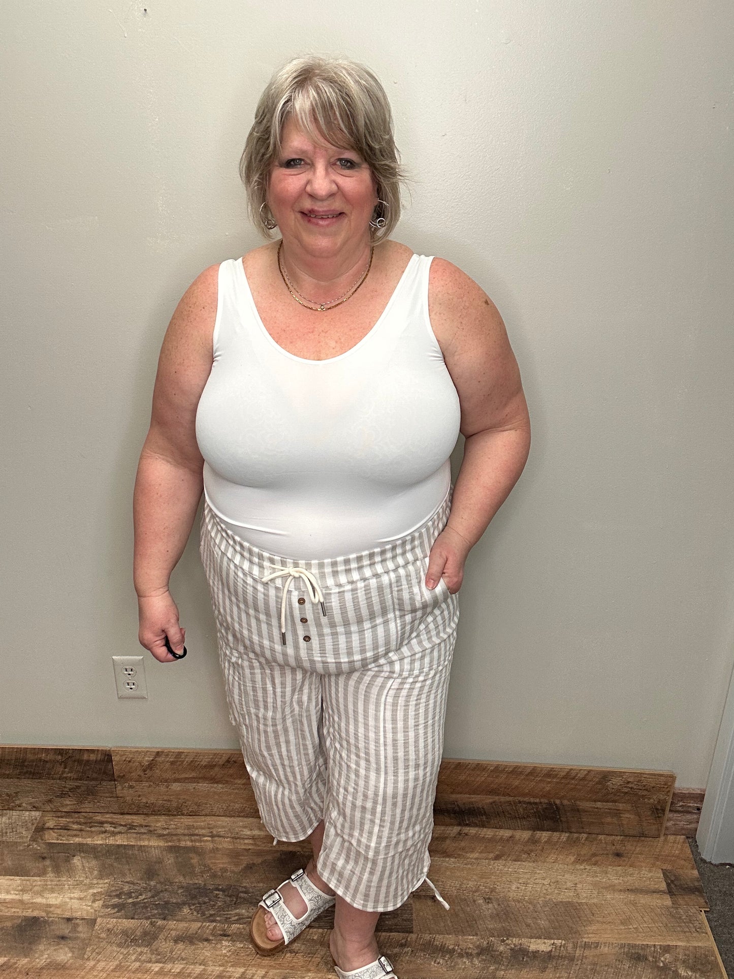 Wide Leg Capri