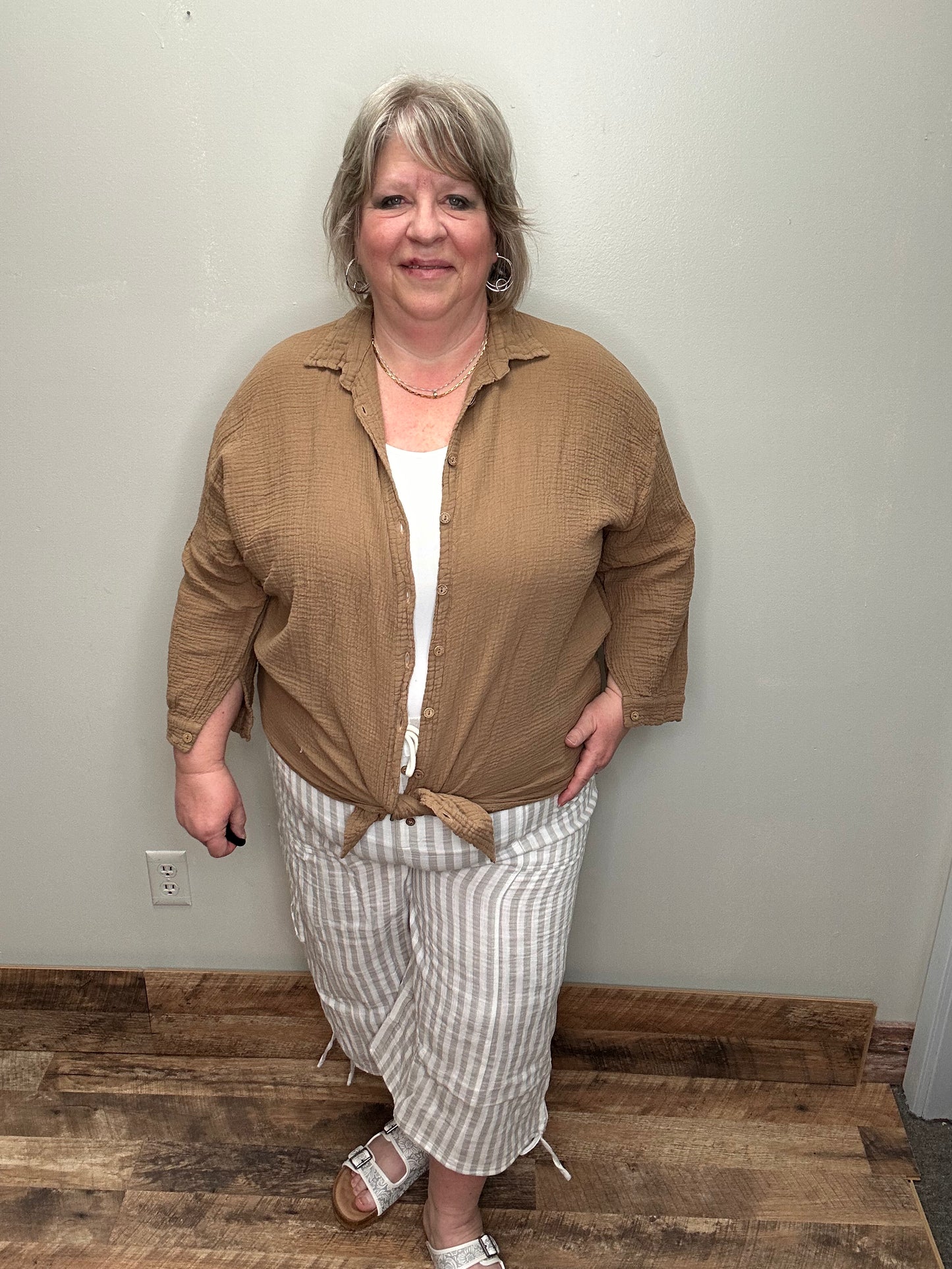 Wide Leg Capri