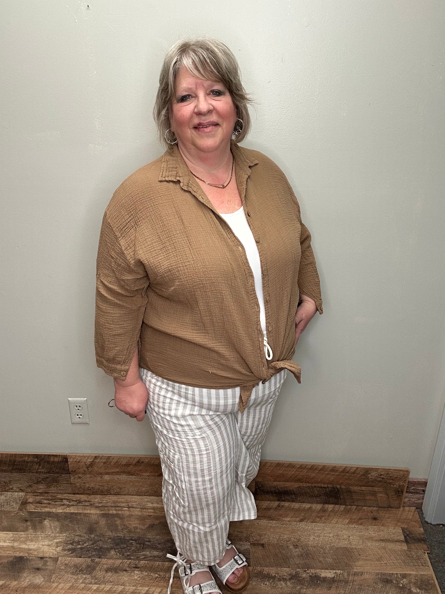 Wide Leg Capri