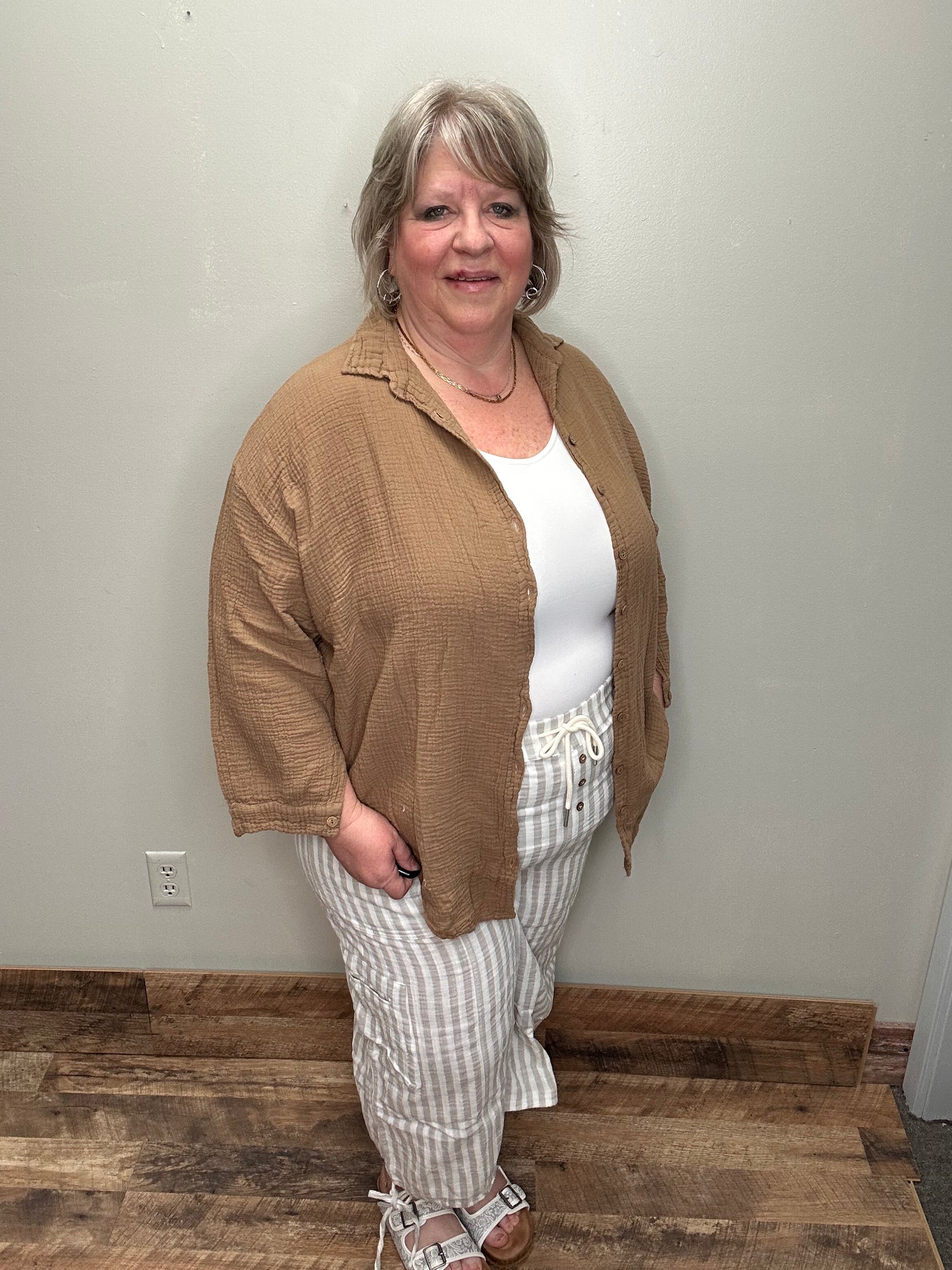 Wide Leg Capri