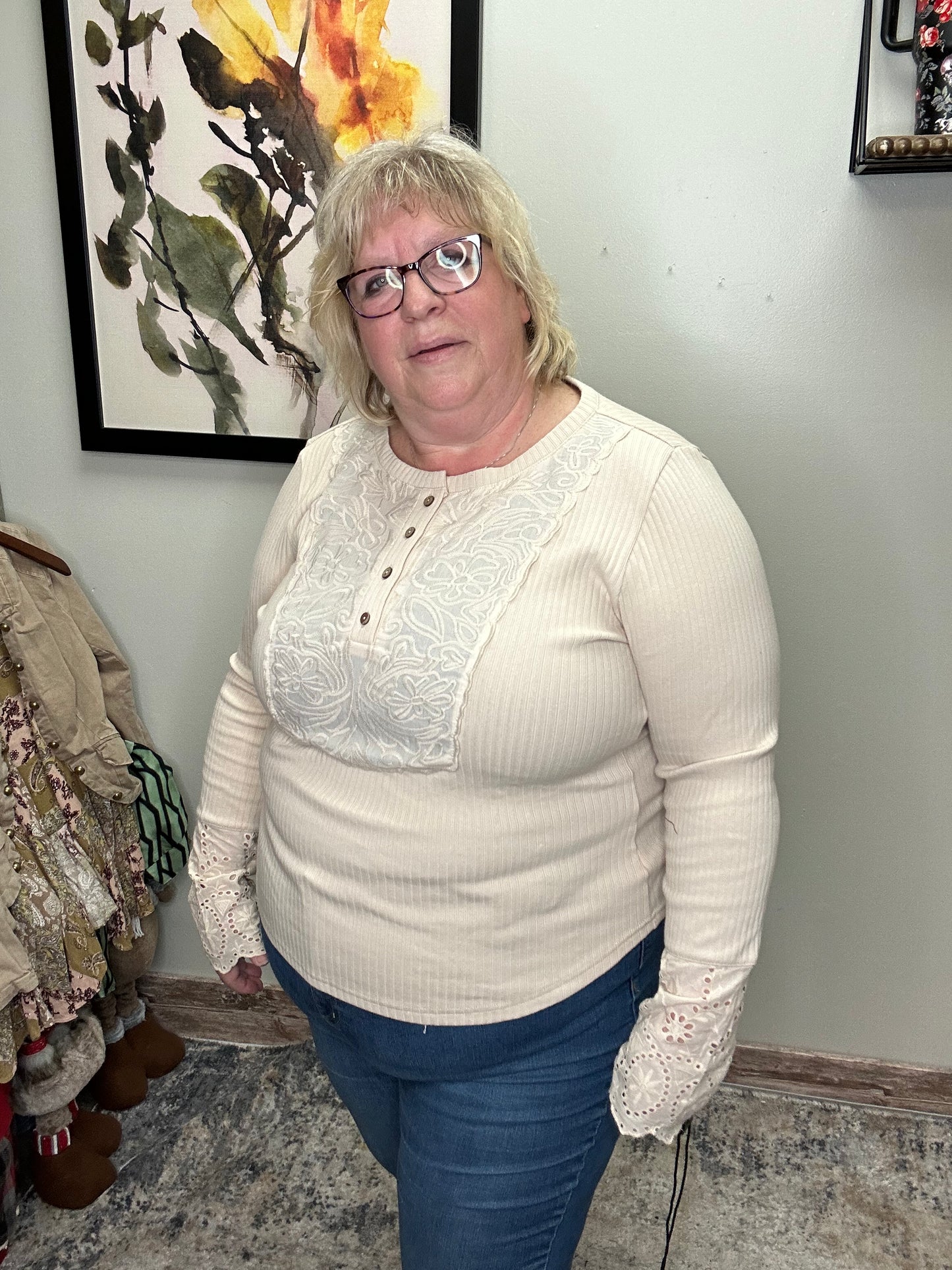 Embroider Layering Shirt