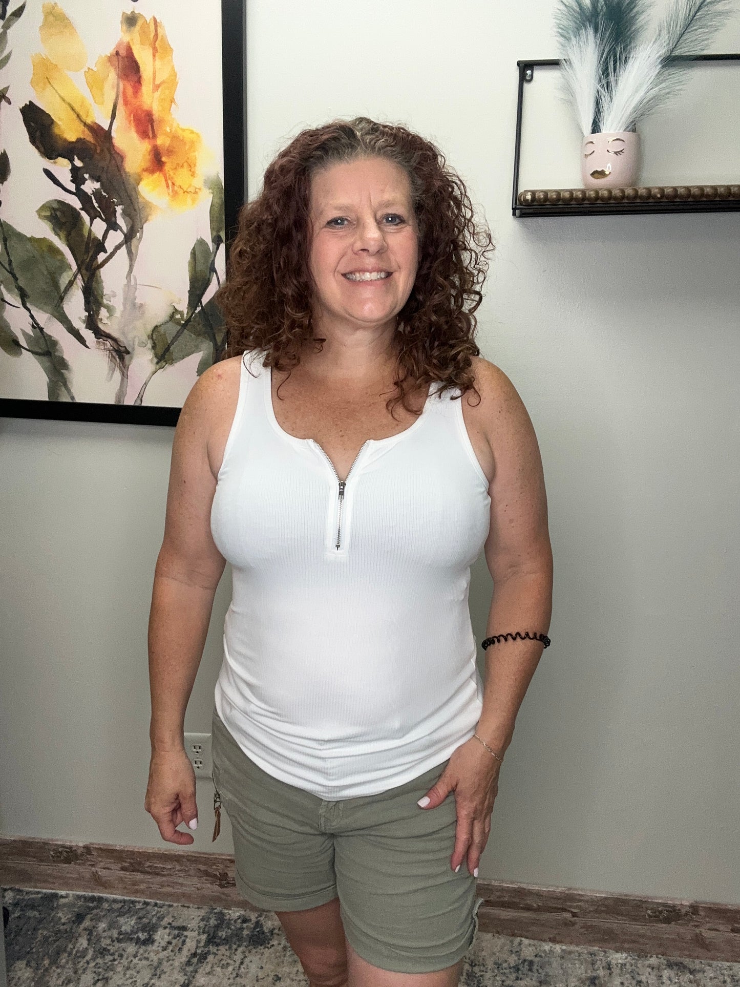 Half Zip Tank