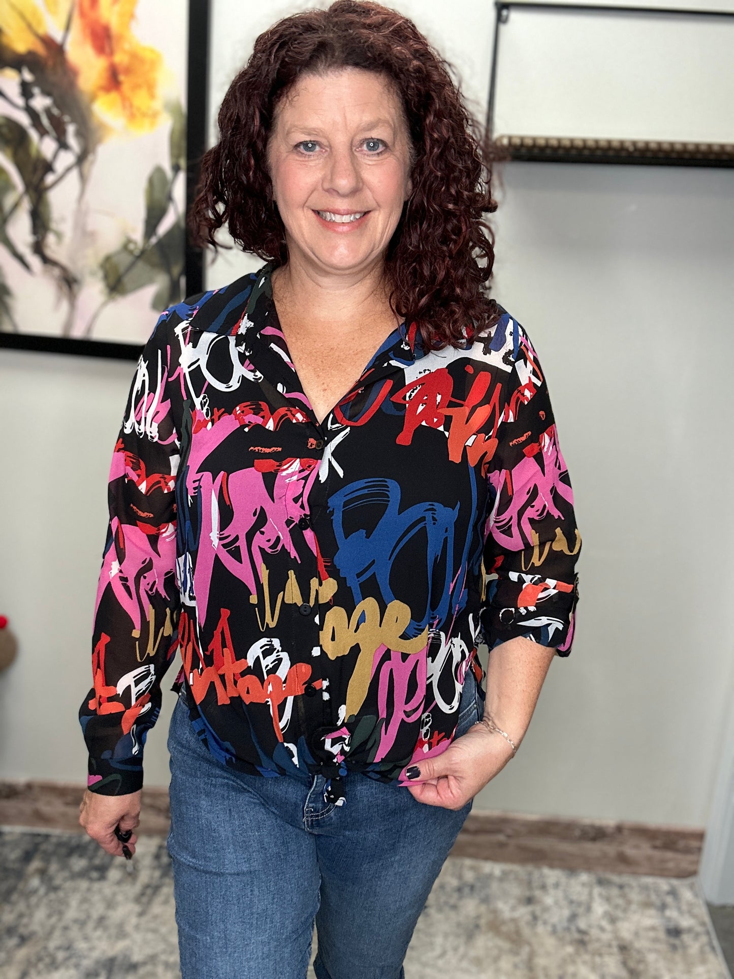 Chiffon Blouse - Charlie B