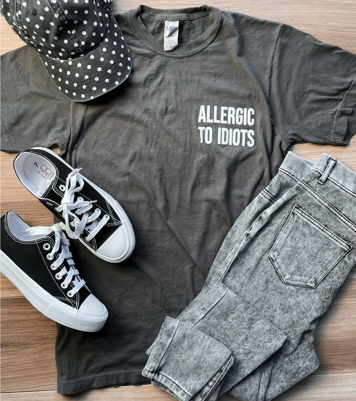 Allergic To Idiots Tee