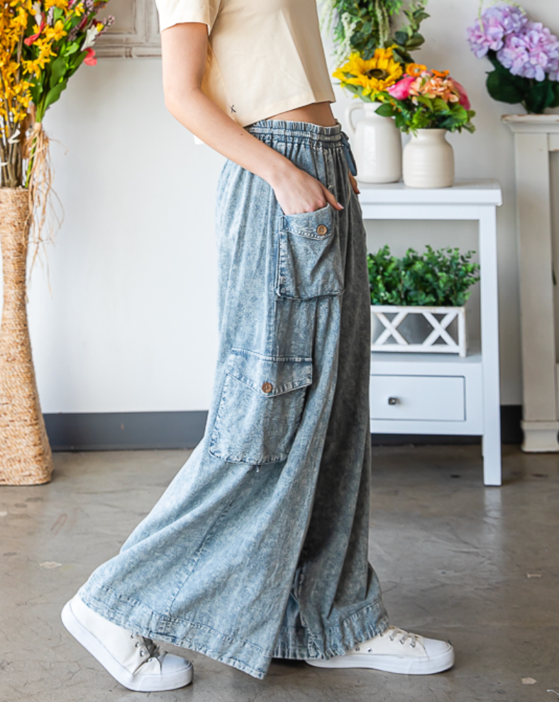 Wide Leg Pant - Oli n Hali