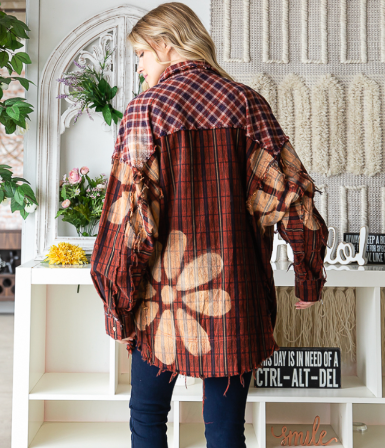 Flower Button Front - Oli n Hali