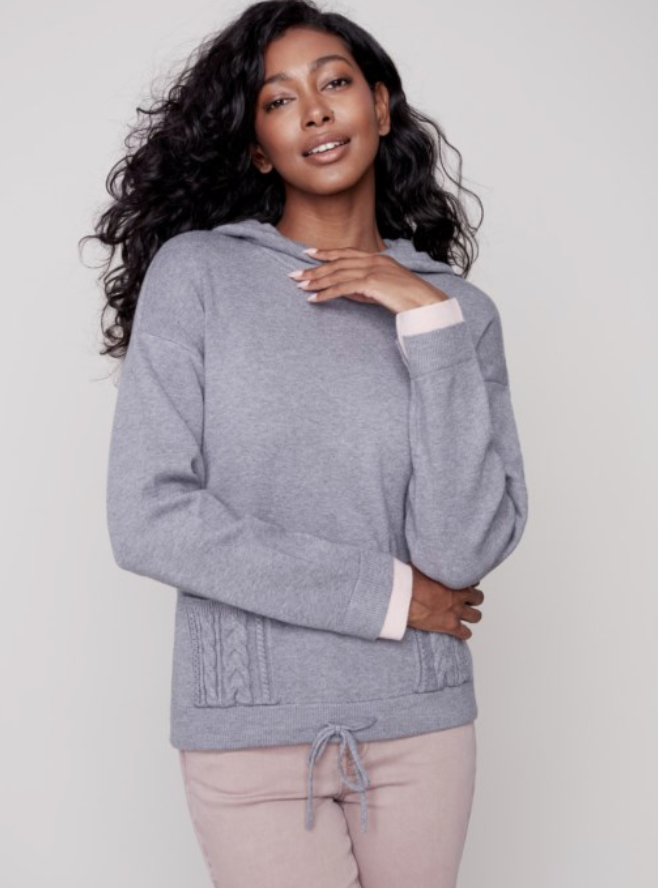 Cable Knit Detail Sweater - Charlie B