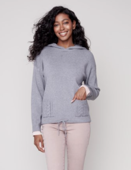 Cable Knit Detail Sweater - Charlie B