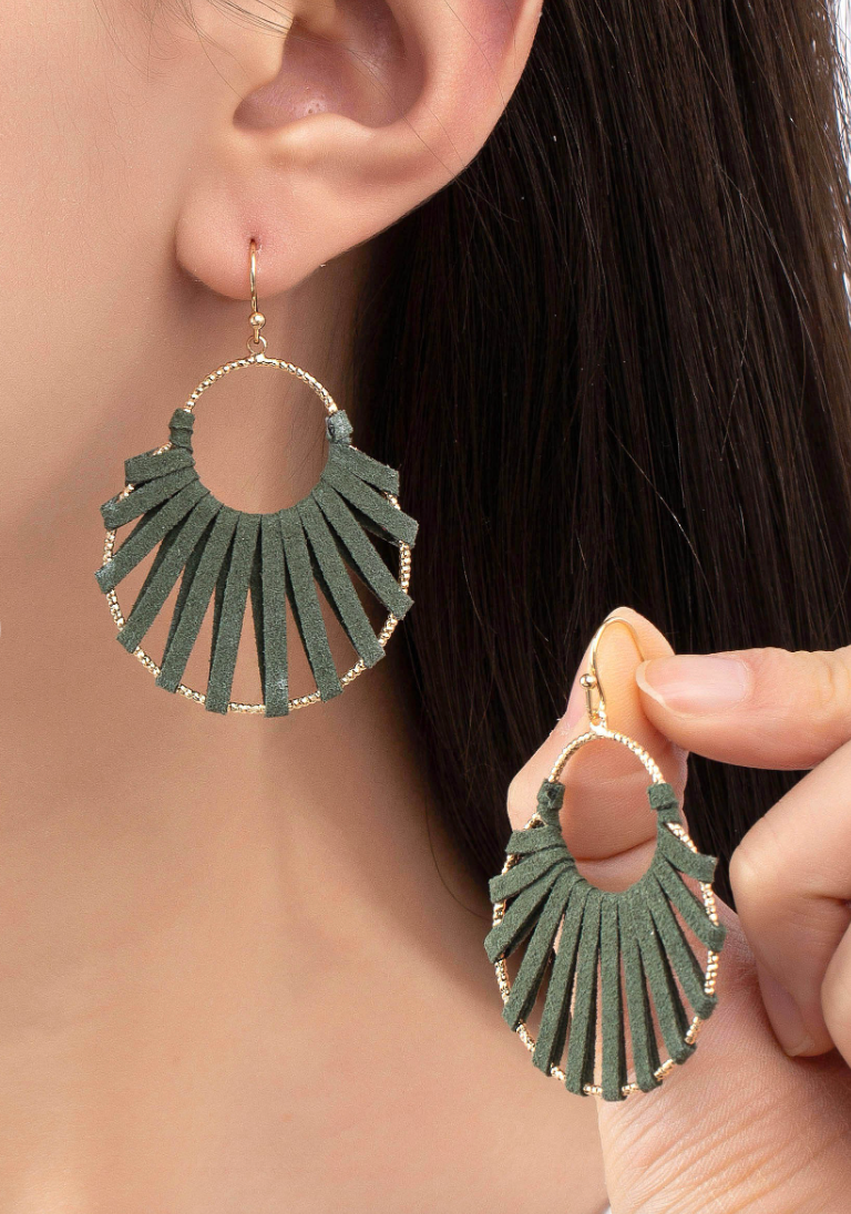 Woven Cord Earring