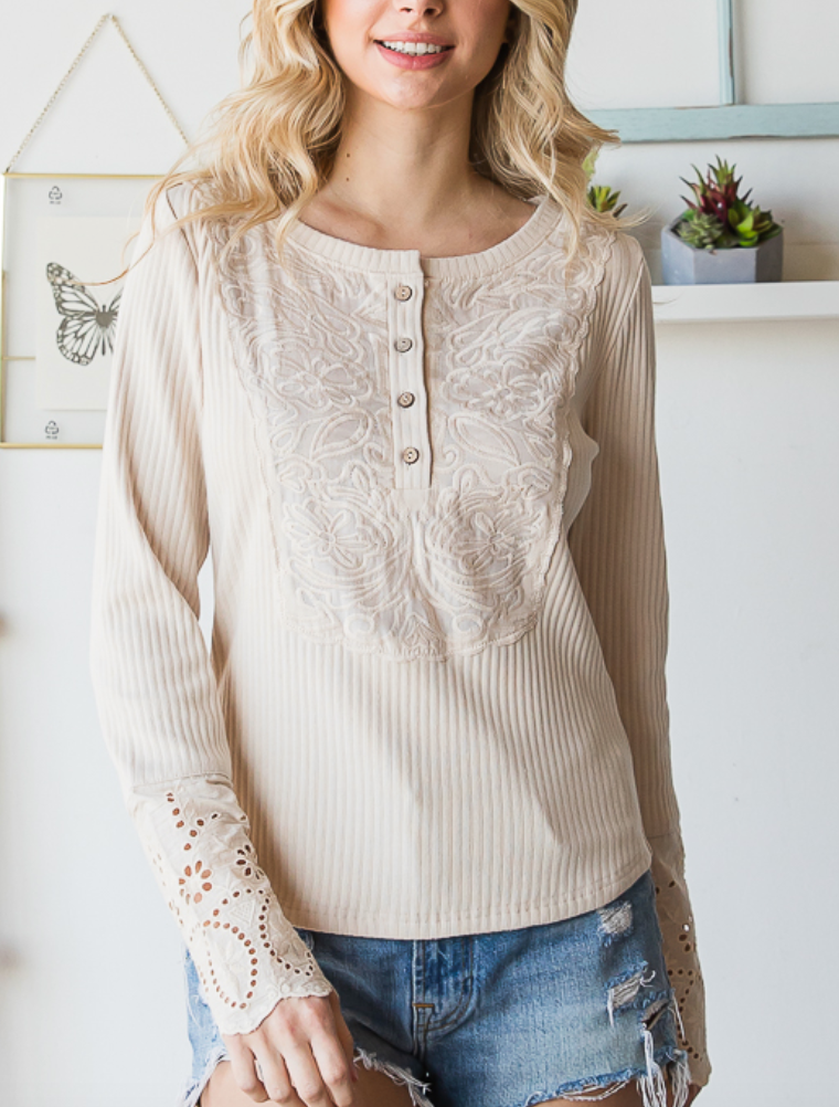 Embroider Layering Shirt