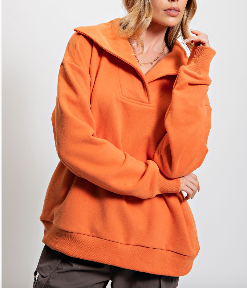 Orange Sweatshirt
