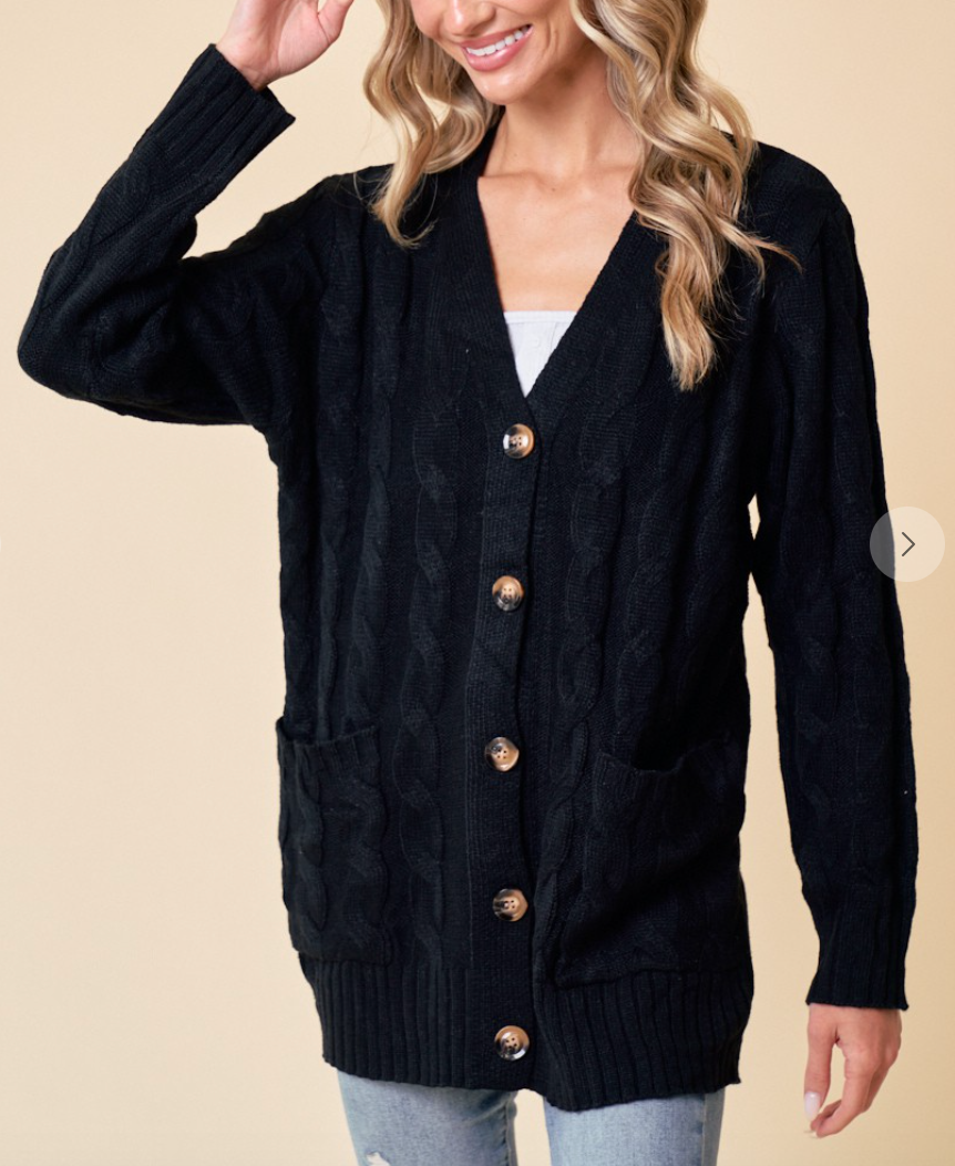 Cable Knit Cardigan