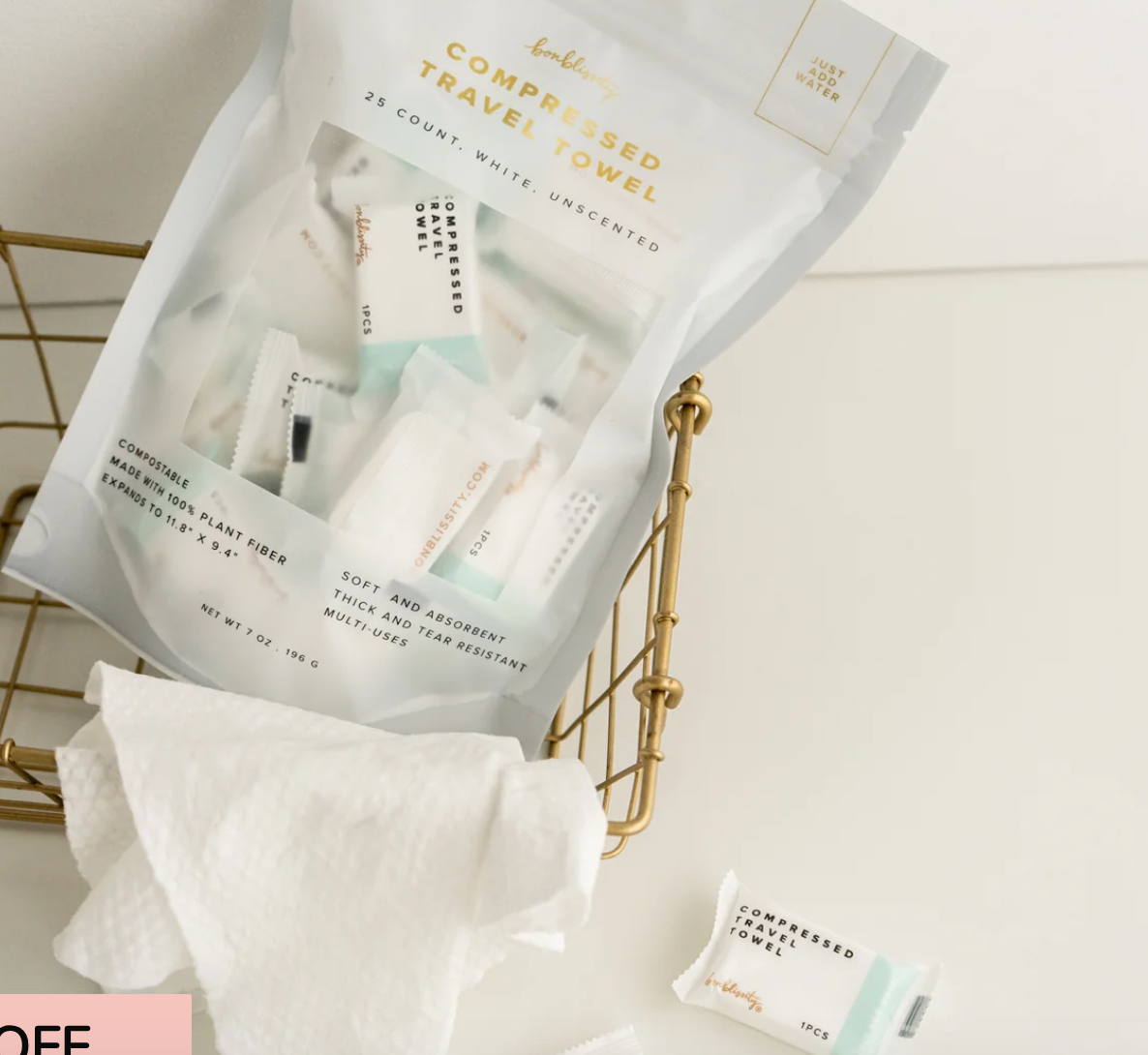 Compressed Travel Towel