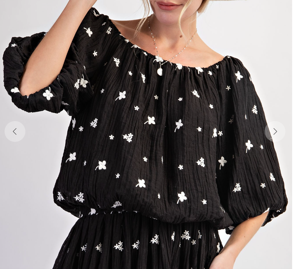 Embroider Short Sleeve